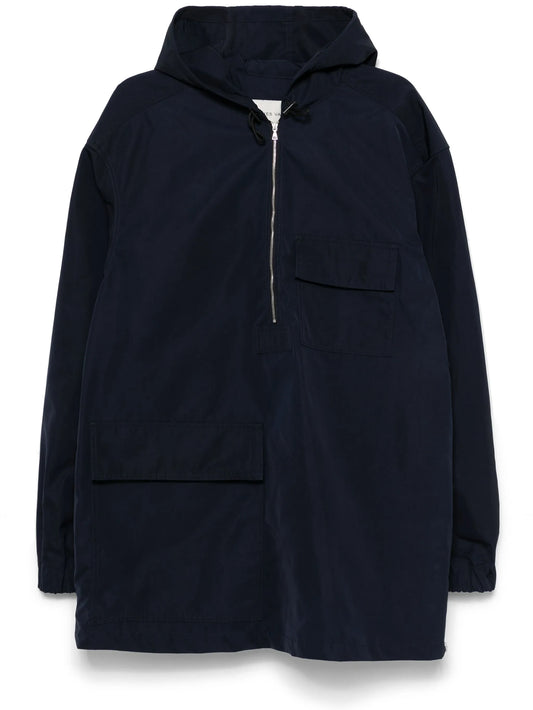 hooded windbreaker