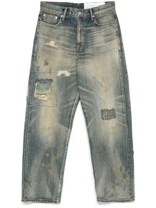 wide-leg jeans