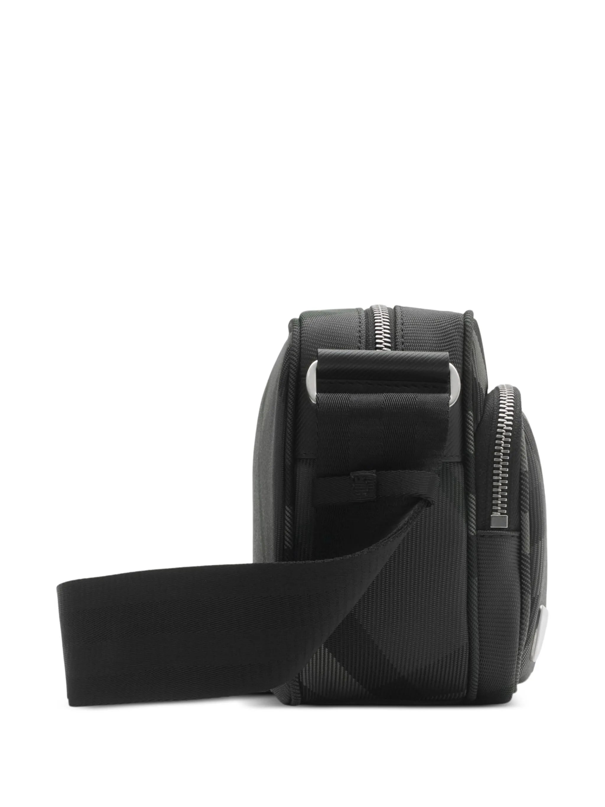 Grid crossbody bag