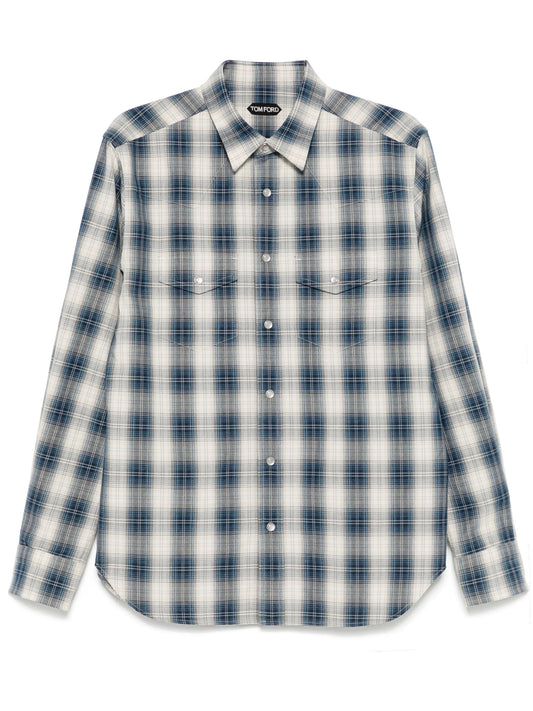 plaid-check shirt