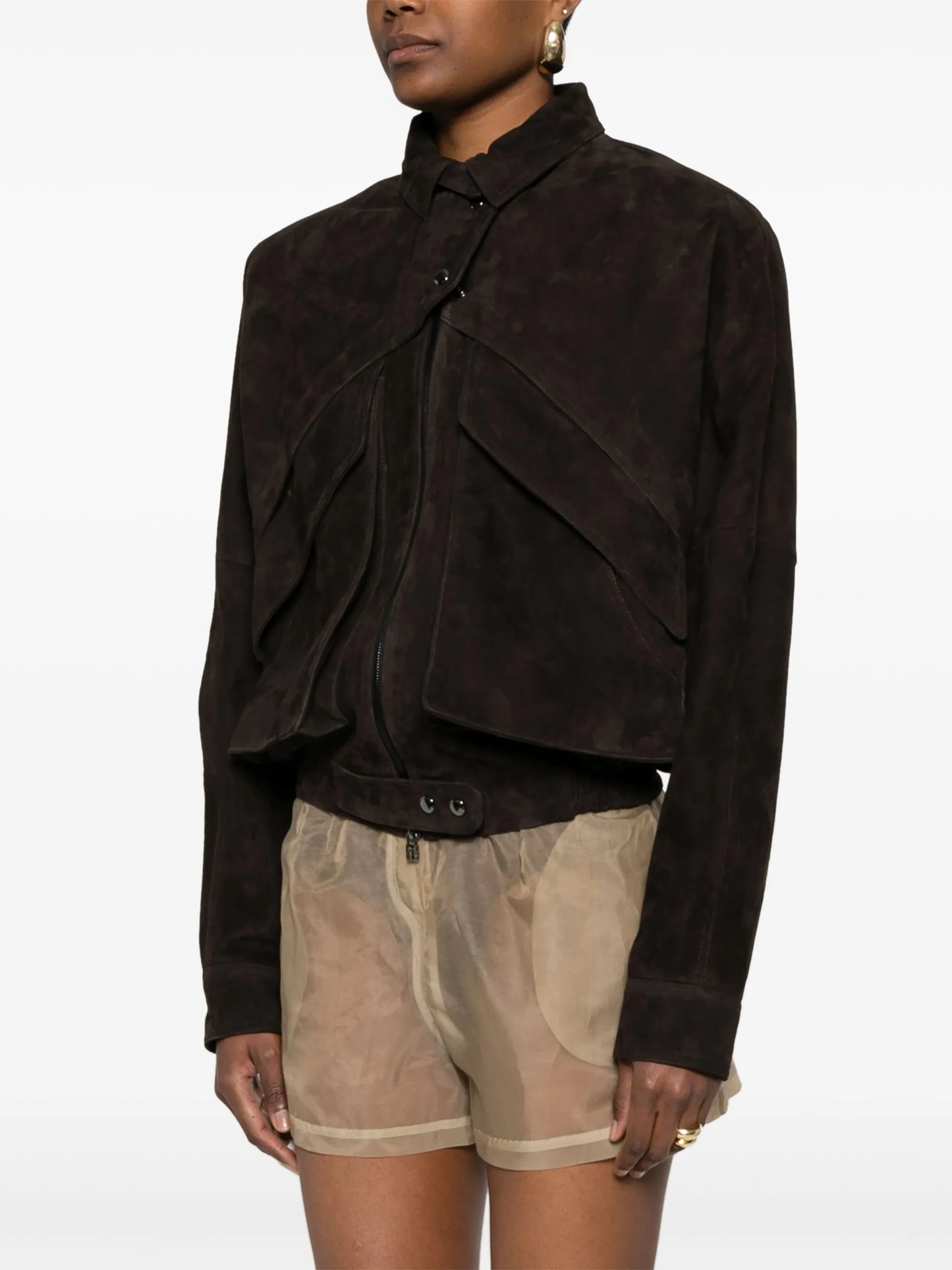 suede bomber jacket