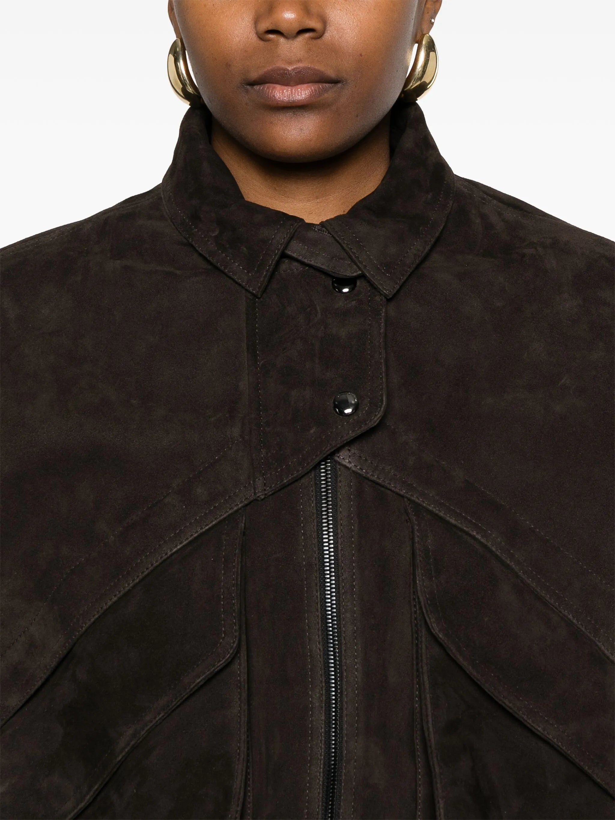 suede bomber jacket