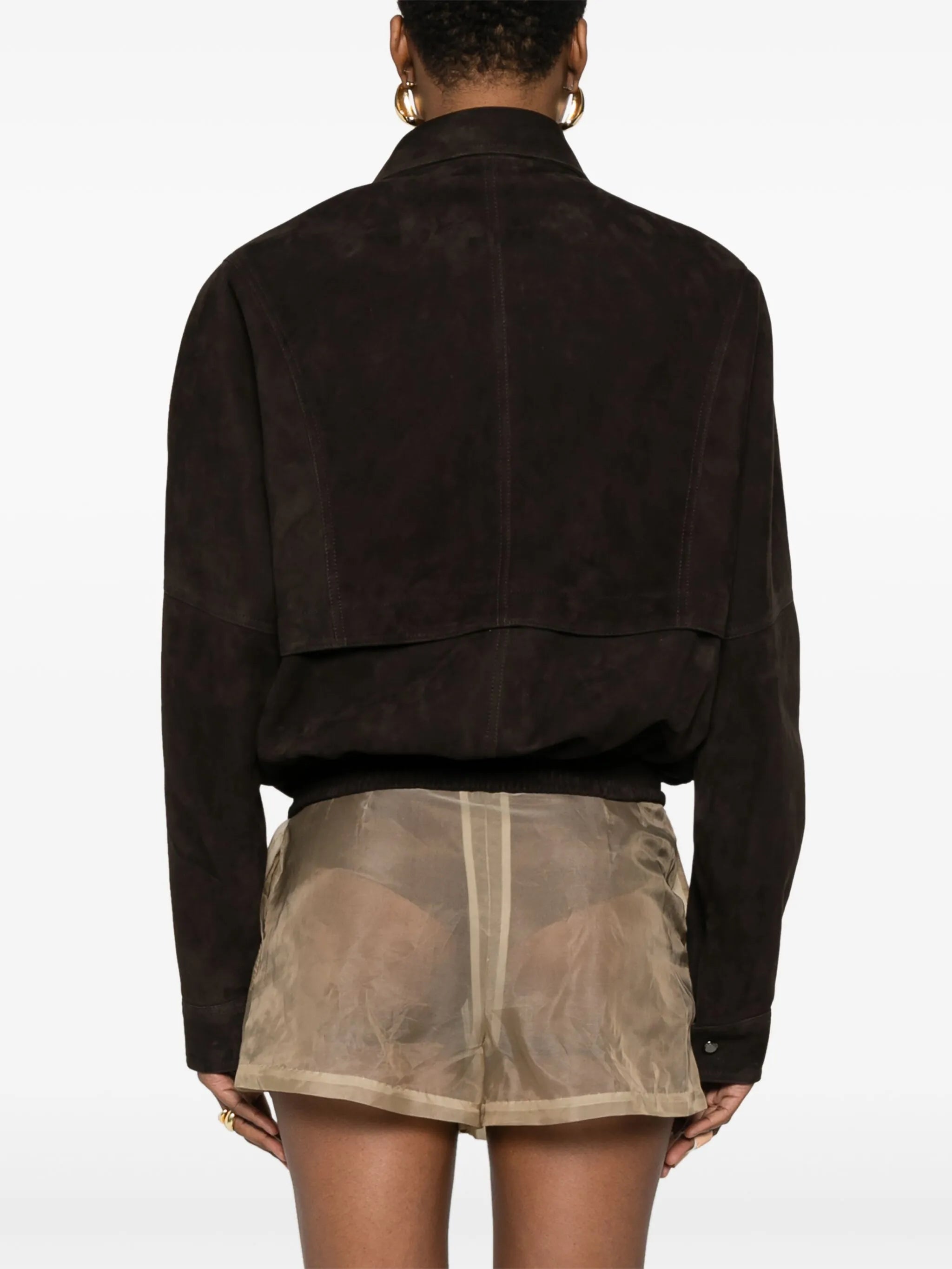 suede bomber jacket