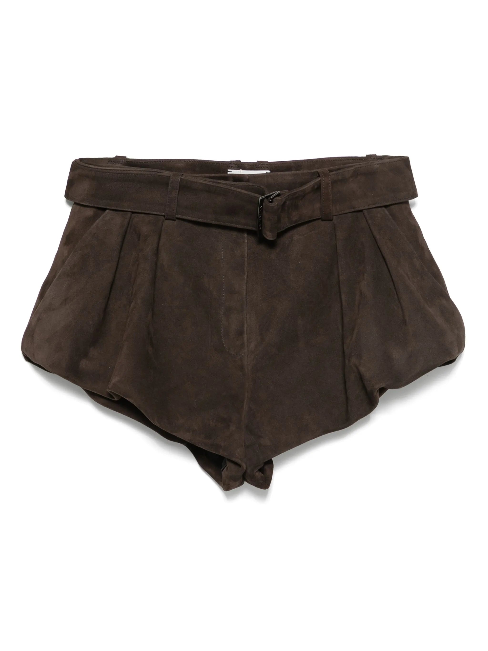 suede shorts