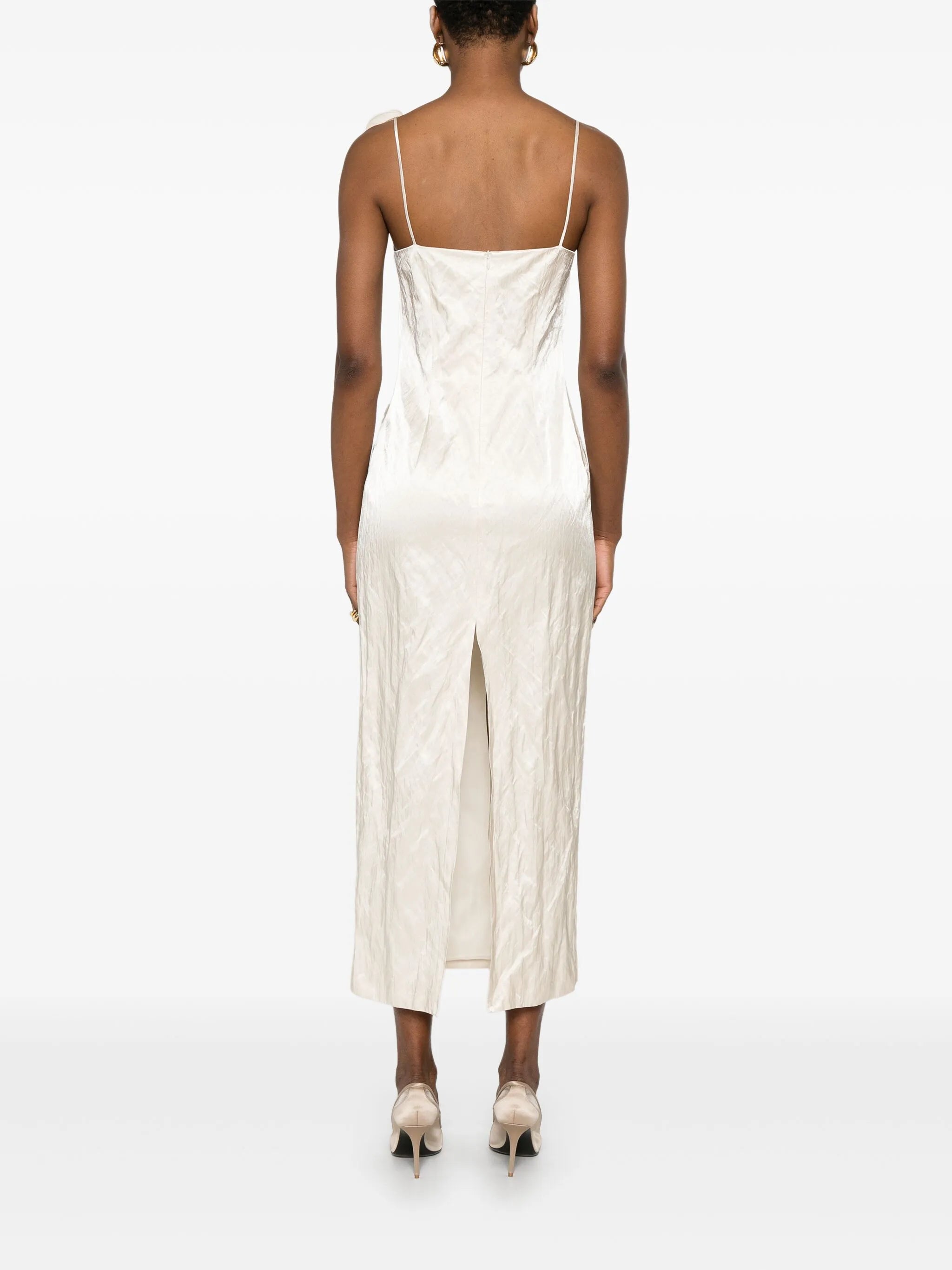 Rosette midi dress