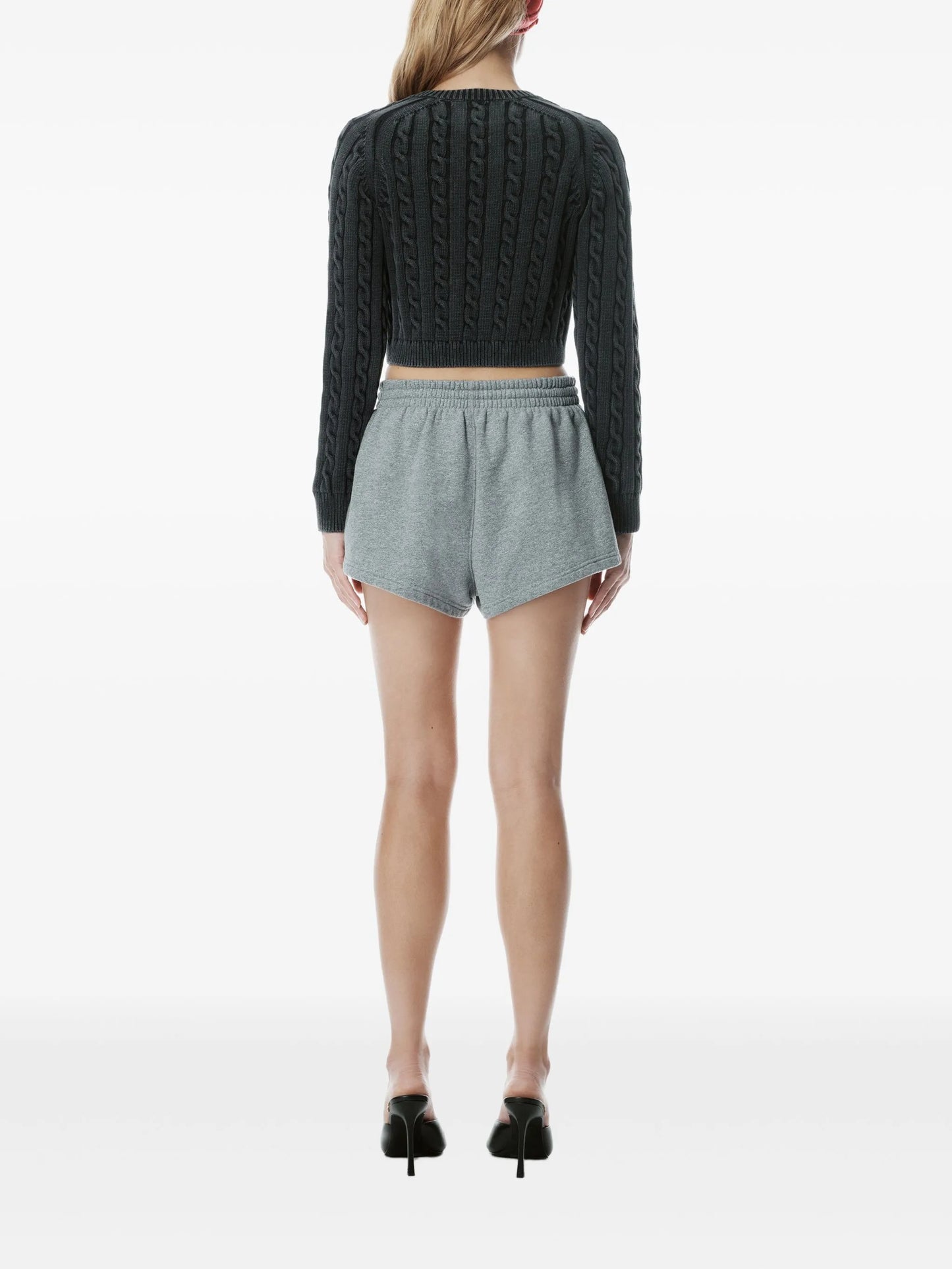 logo-print shorts