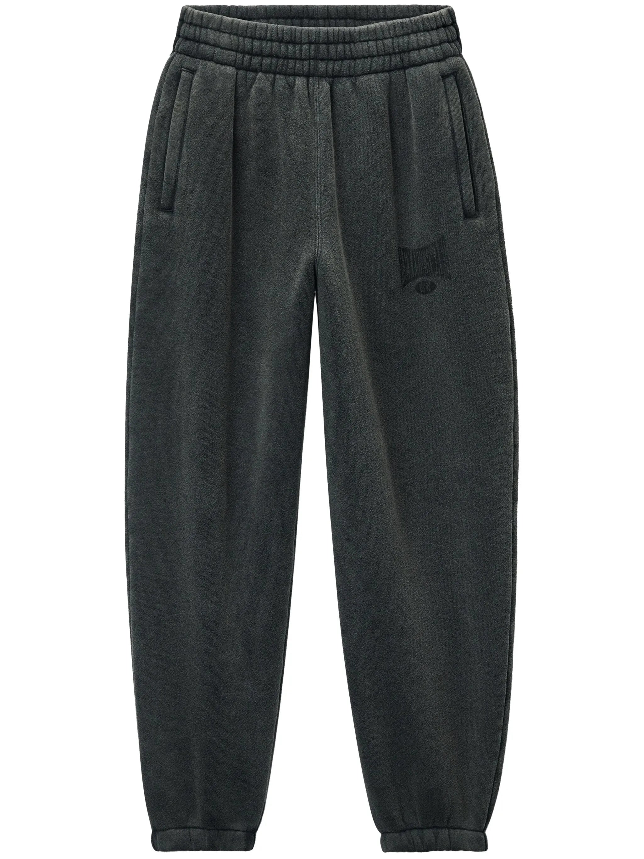 graphic track pants
