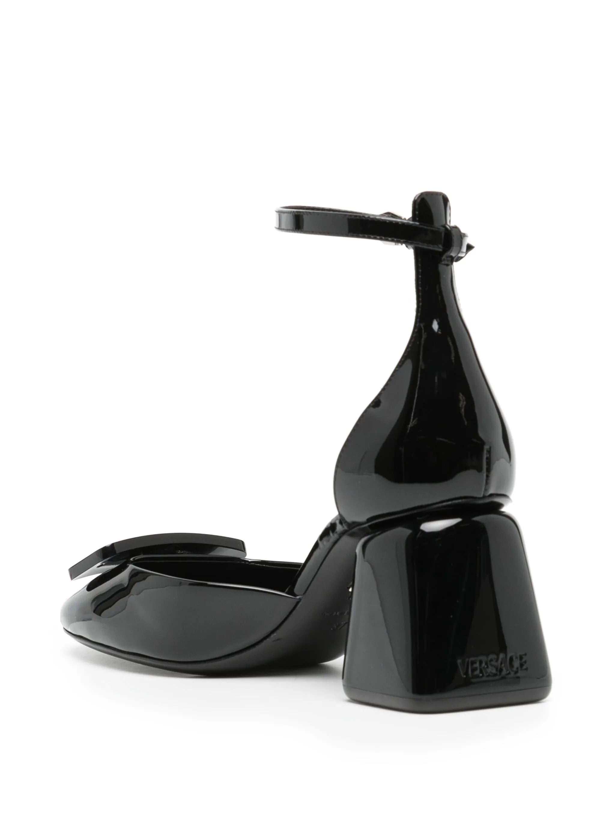 leather 80mm pumps