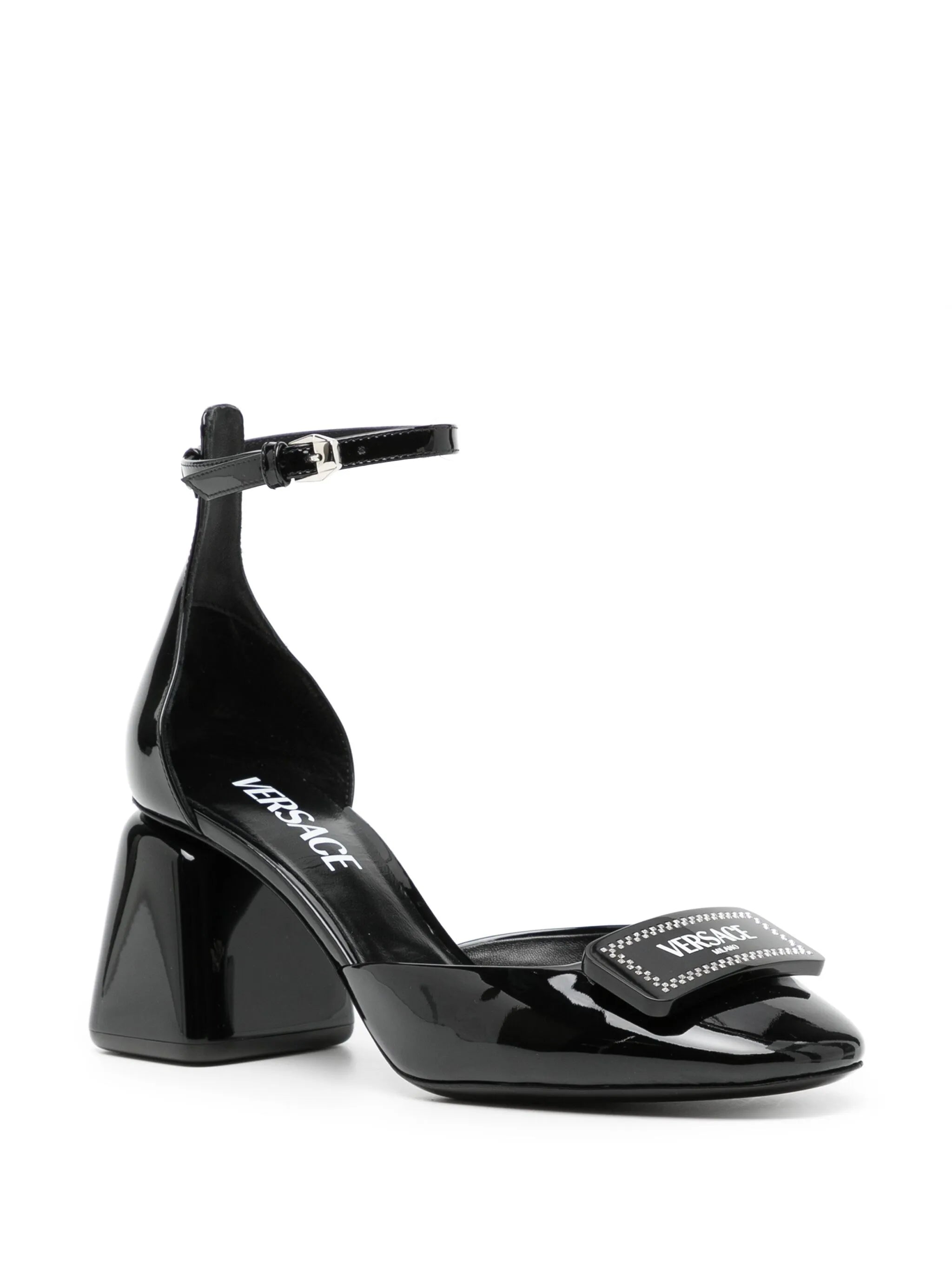 leather 80mm pumps