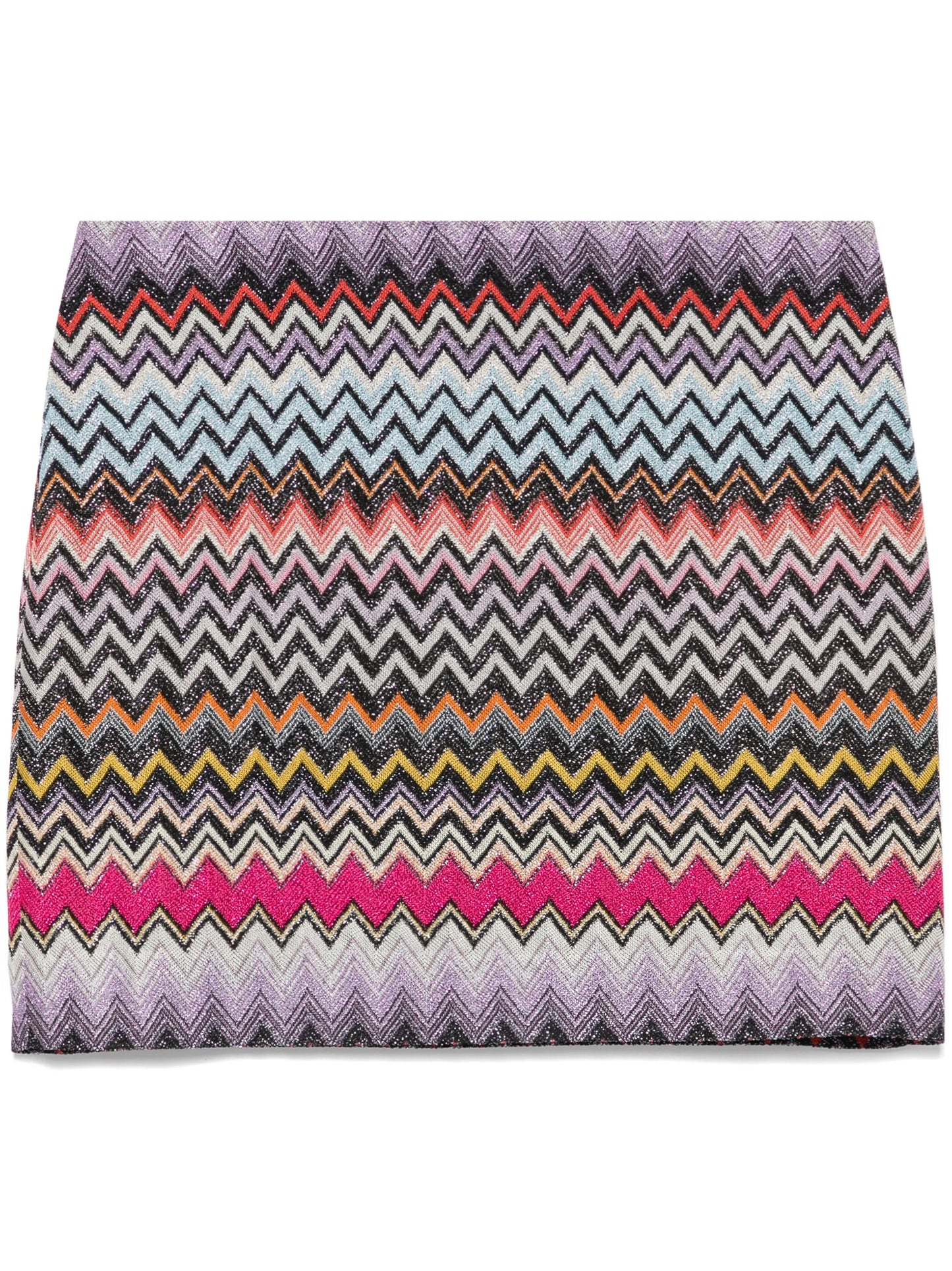 zigzag-woven mini skirt
