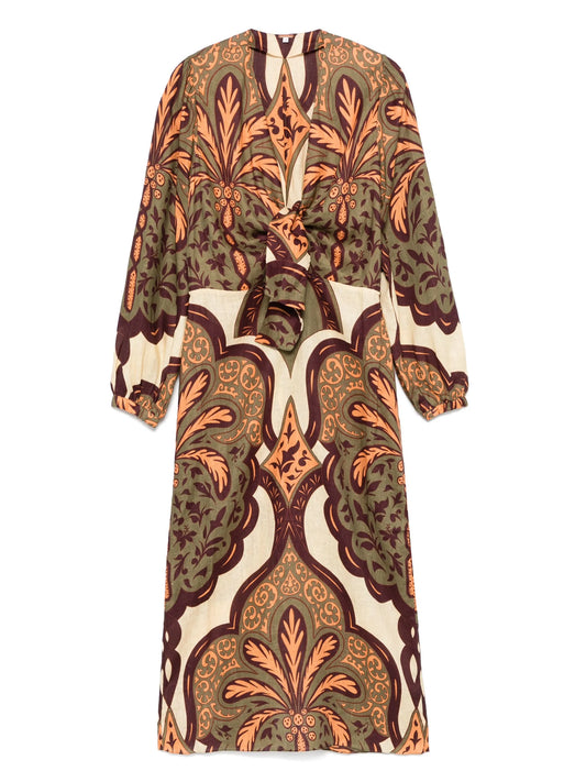Across Paradise midi dress