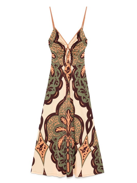 Nuestra Tierra midi dress