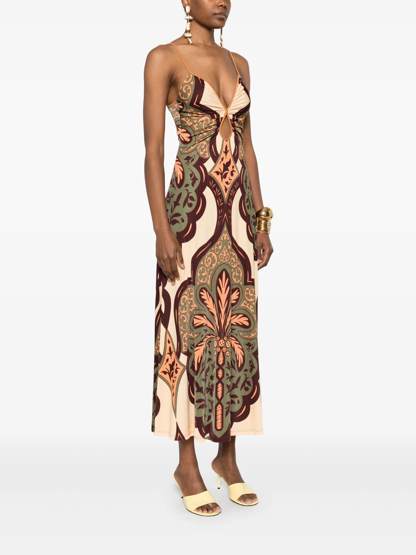Nuestra Tierra midi dress