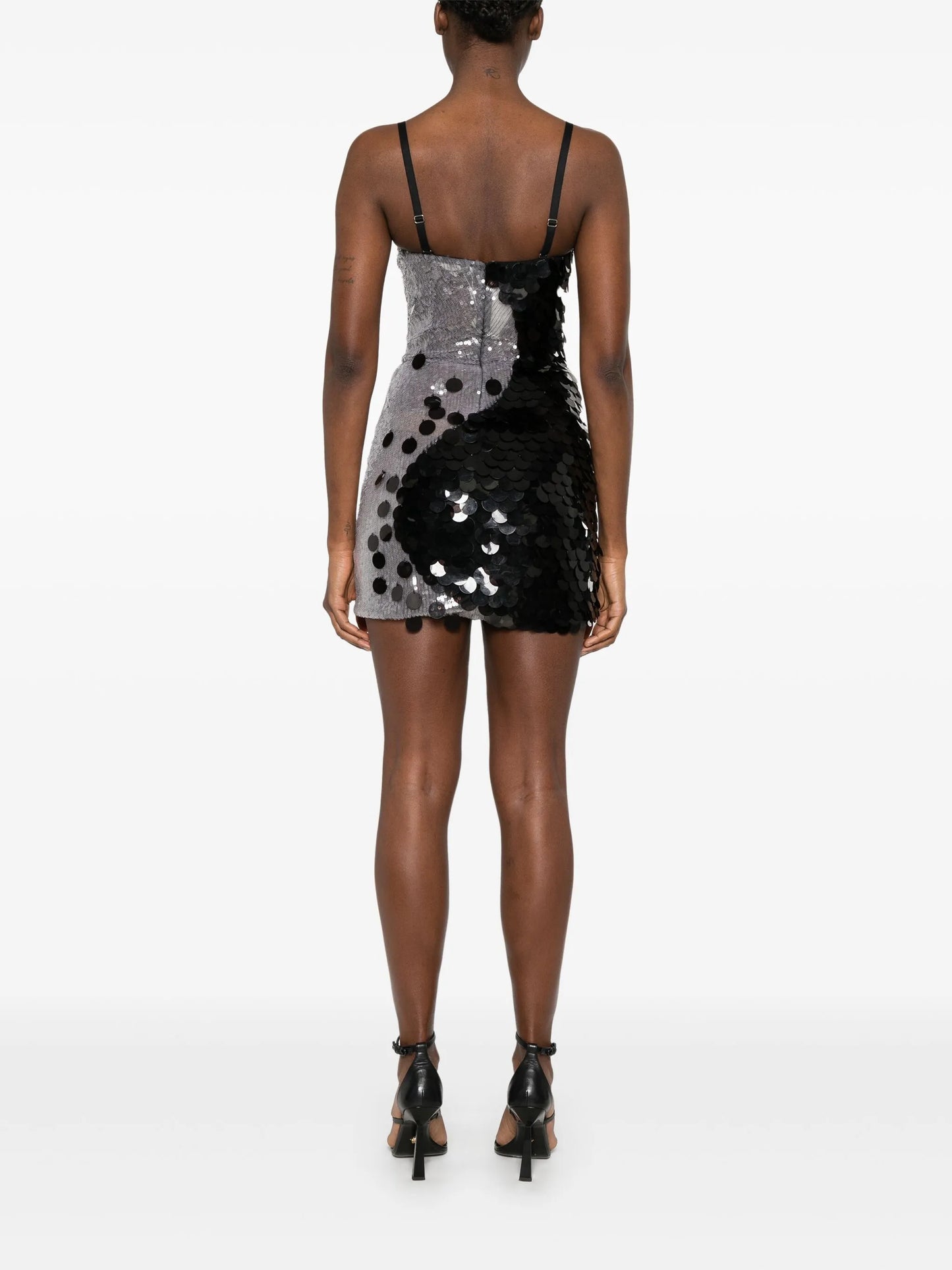 sequined mini dress