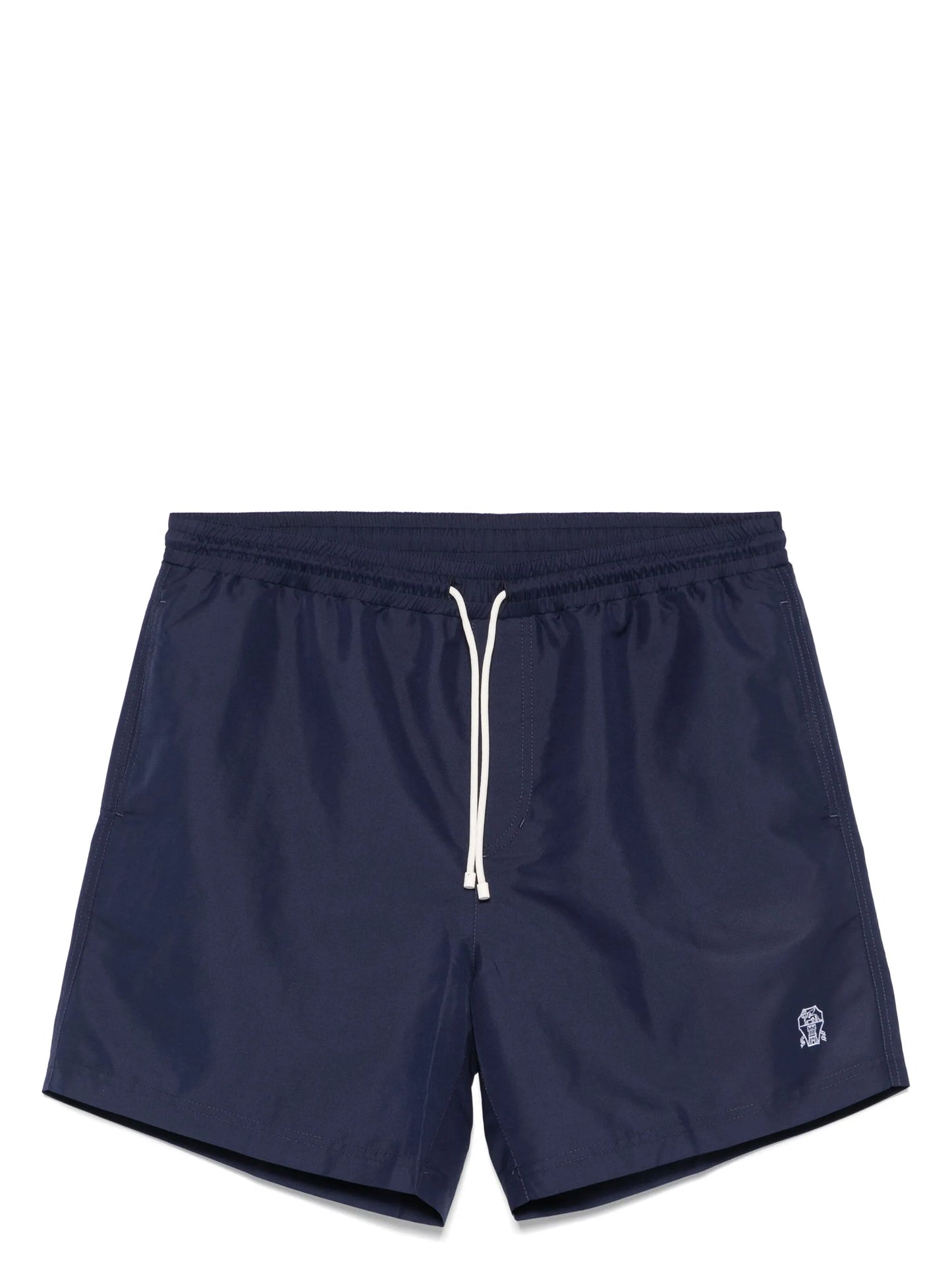 logo-embroidered swim shorts