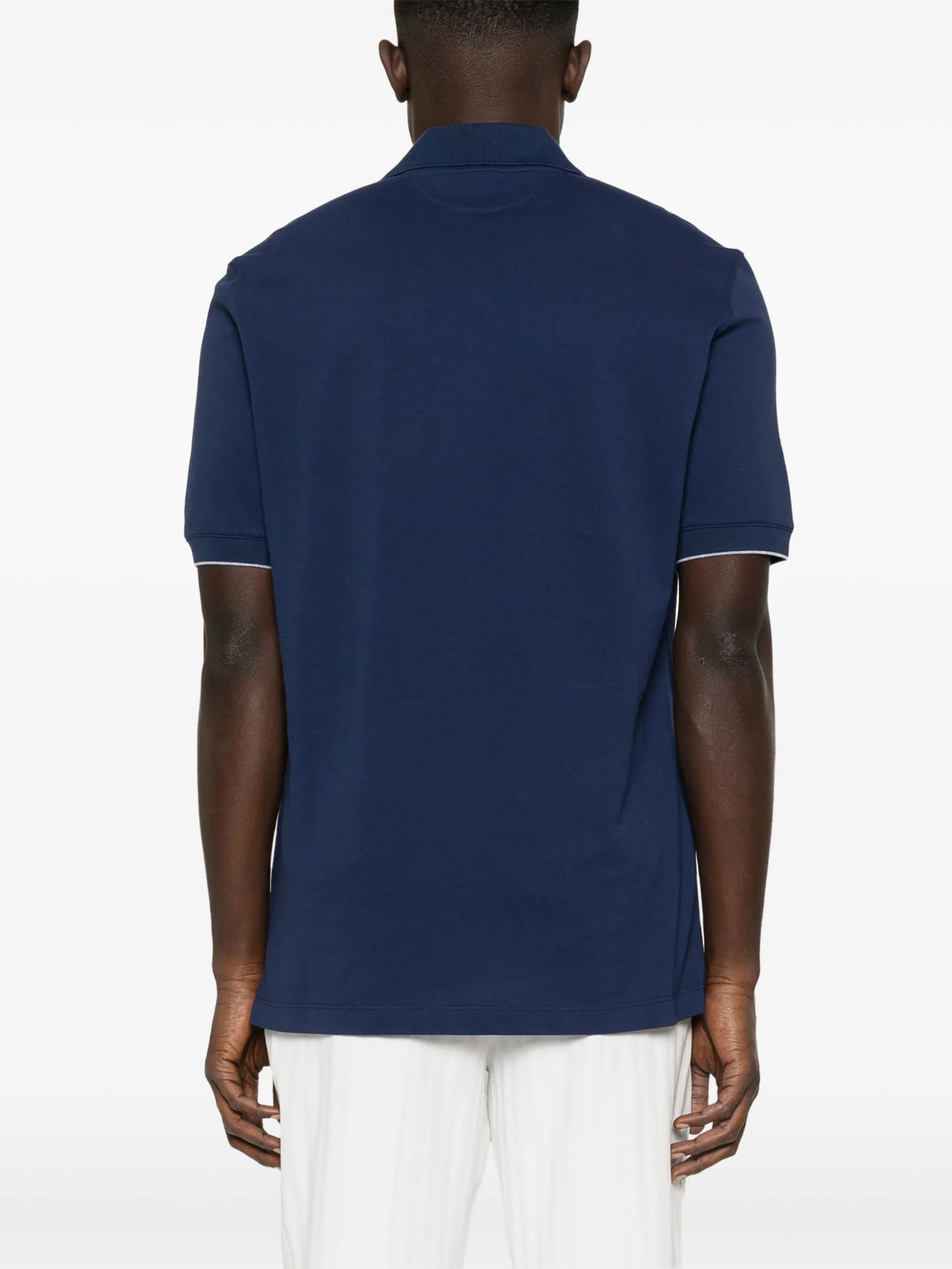 logo-print polo shirt