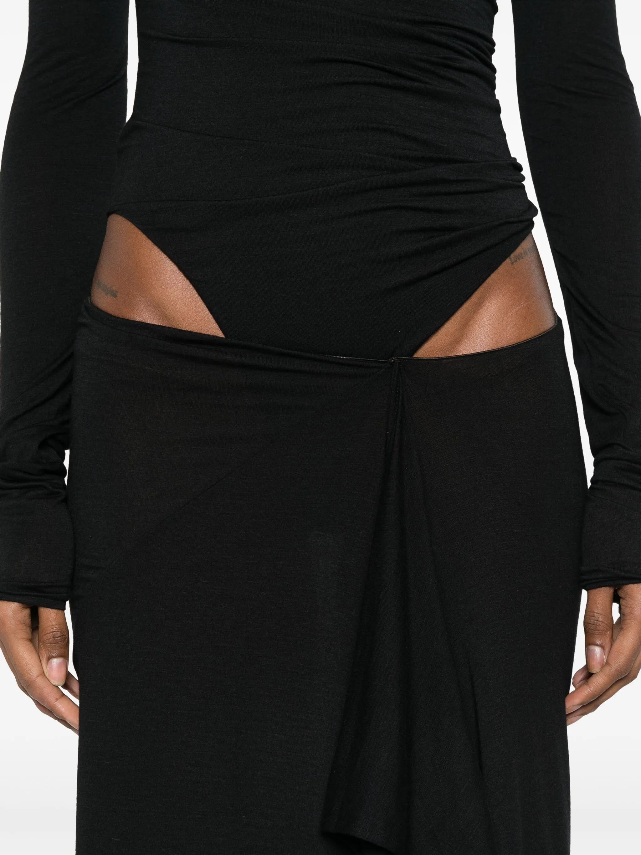 cut out-detail maxi dress