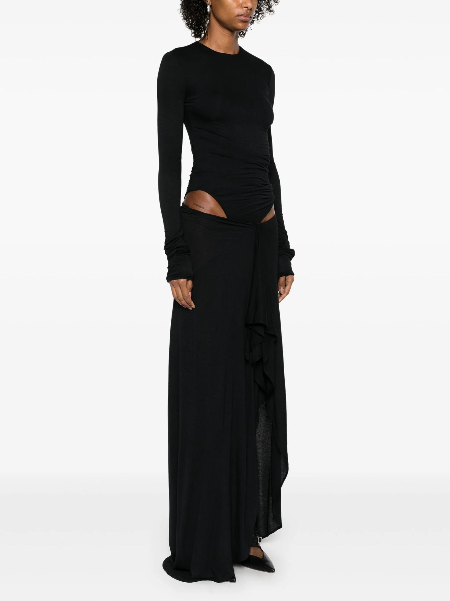 cut out-detail maxi dress