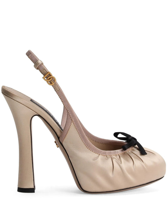 satin pumps