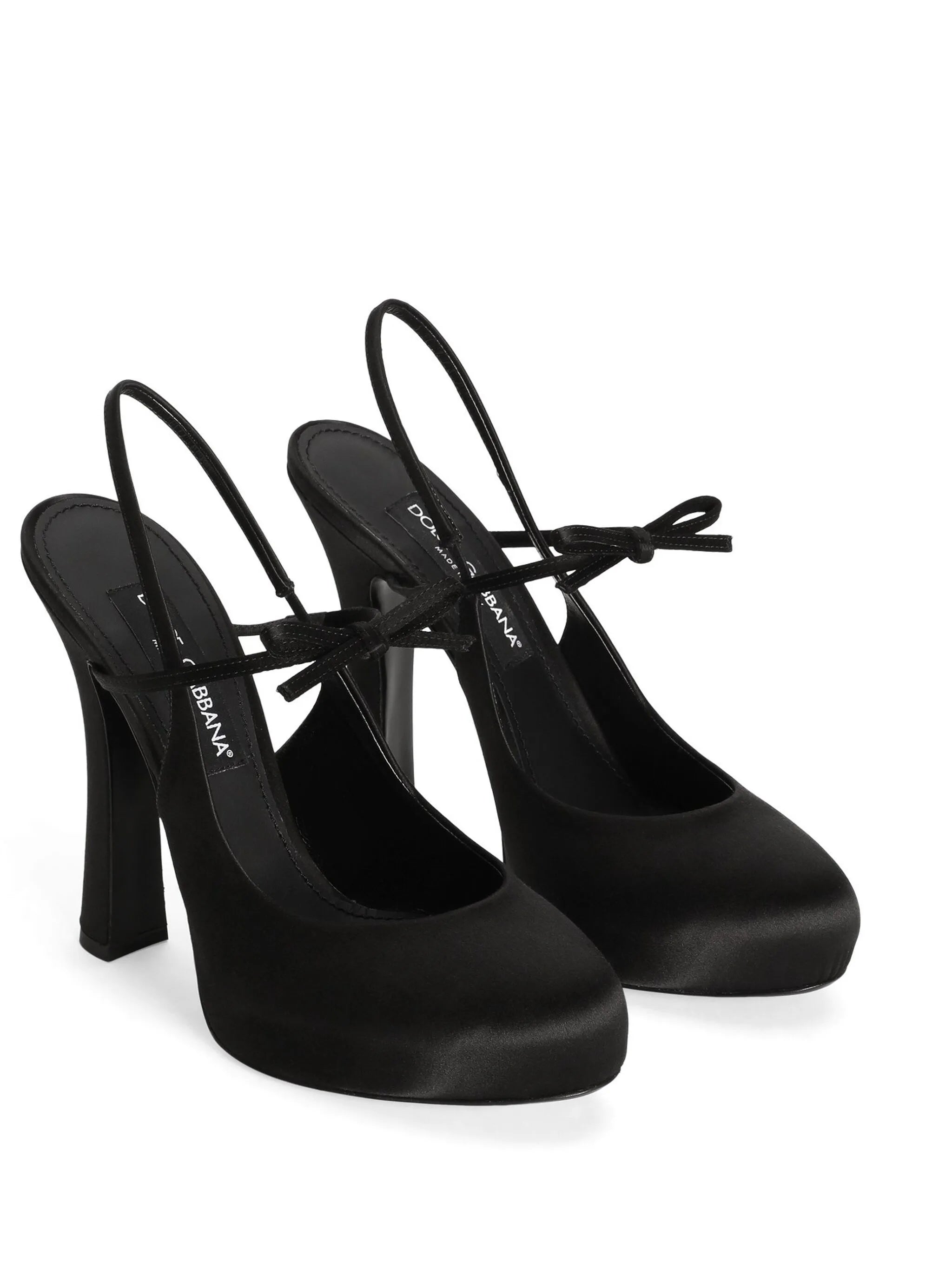 satin pumps