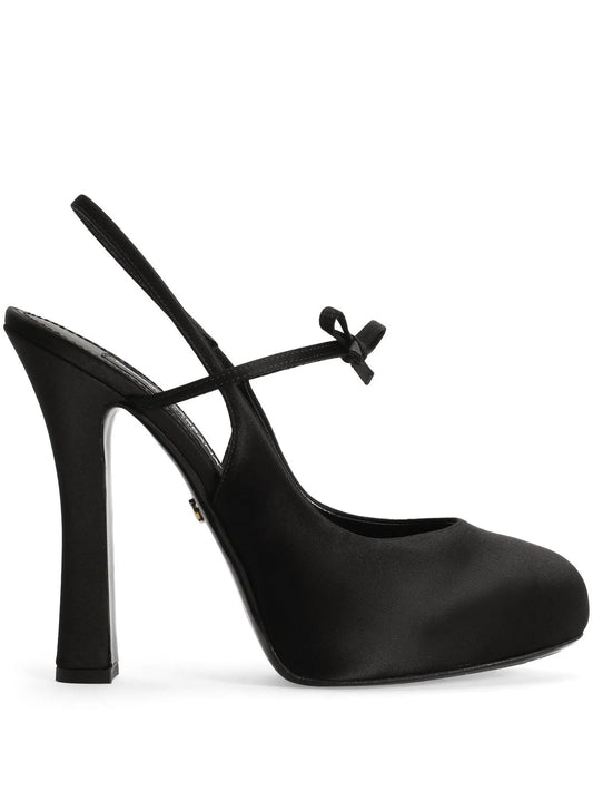 satin pumps
