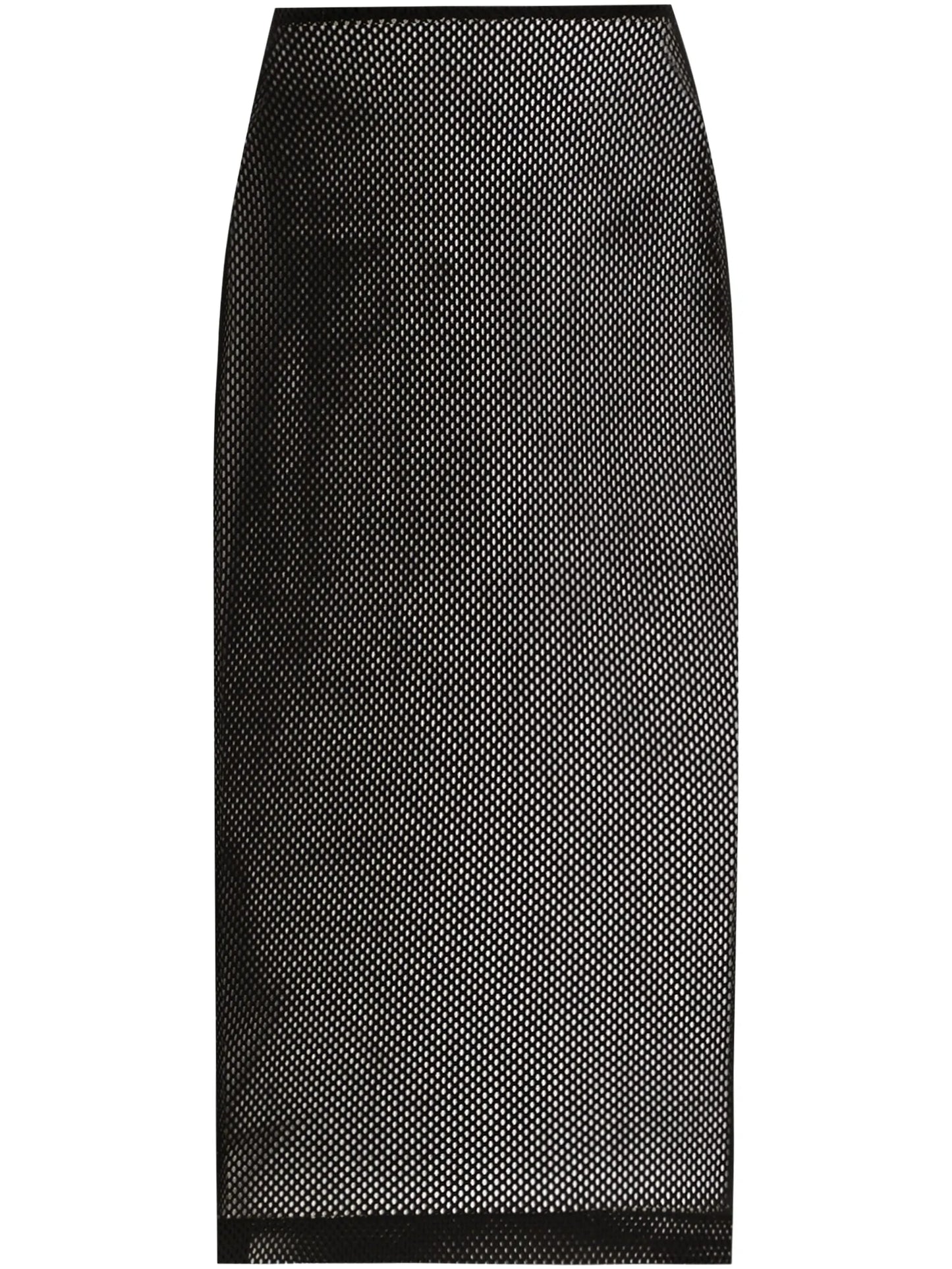 mesh midi skirt
