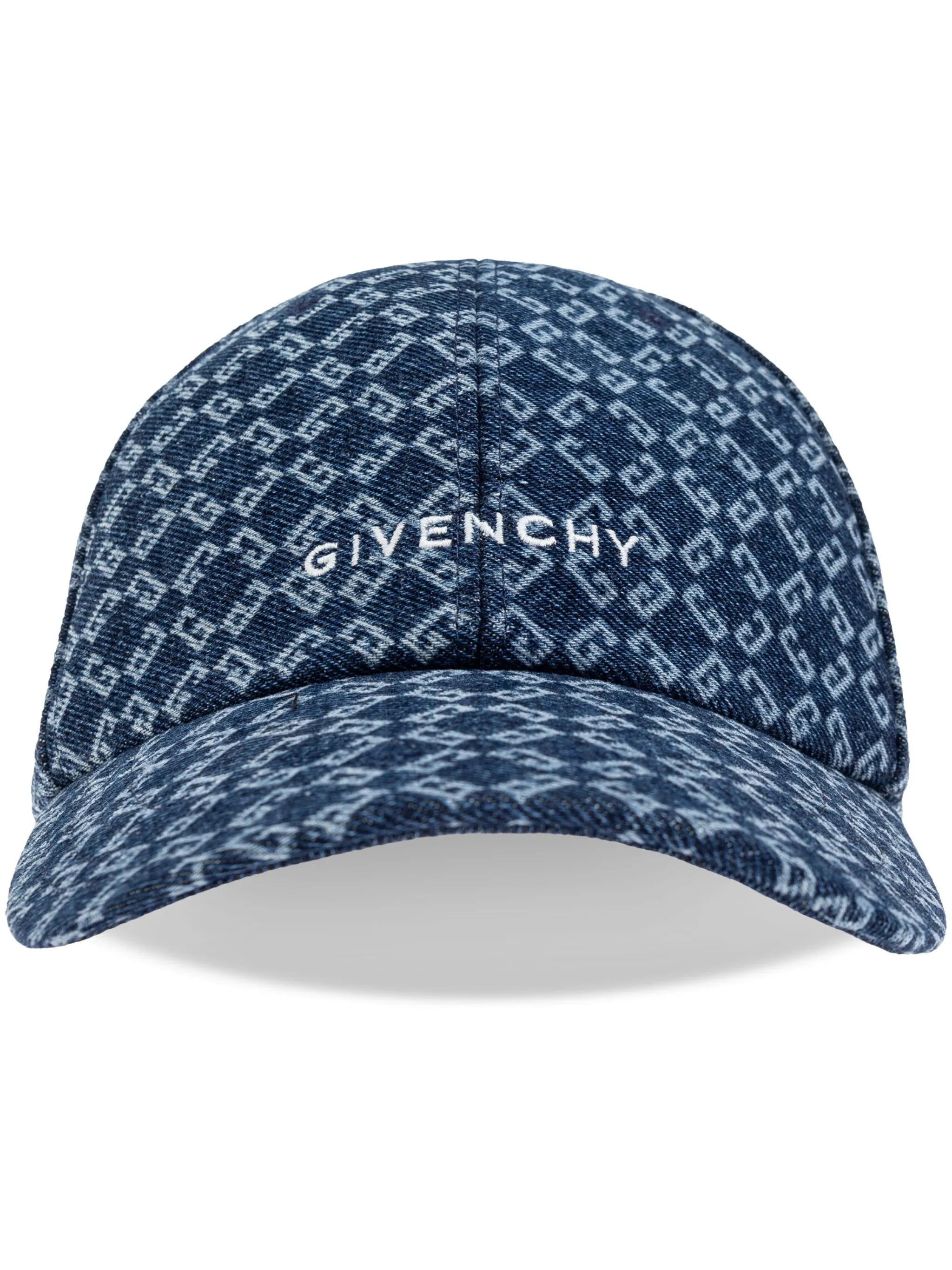 monogram-jacquard cap