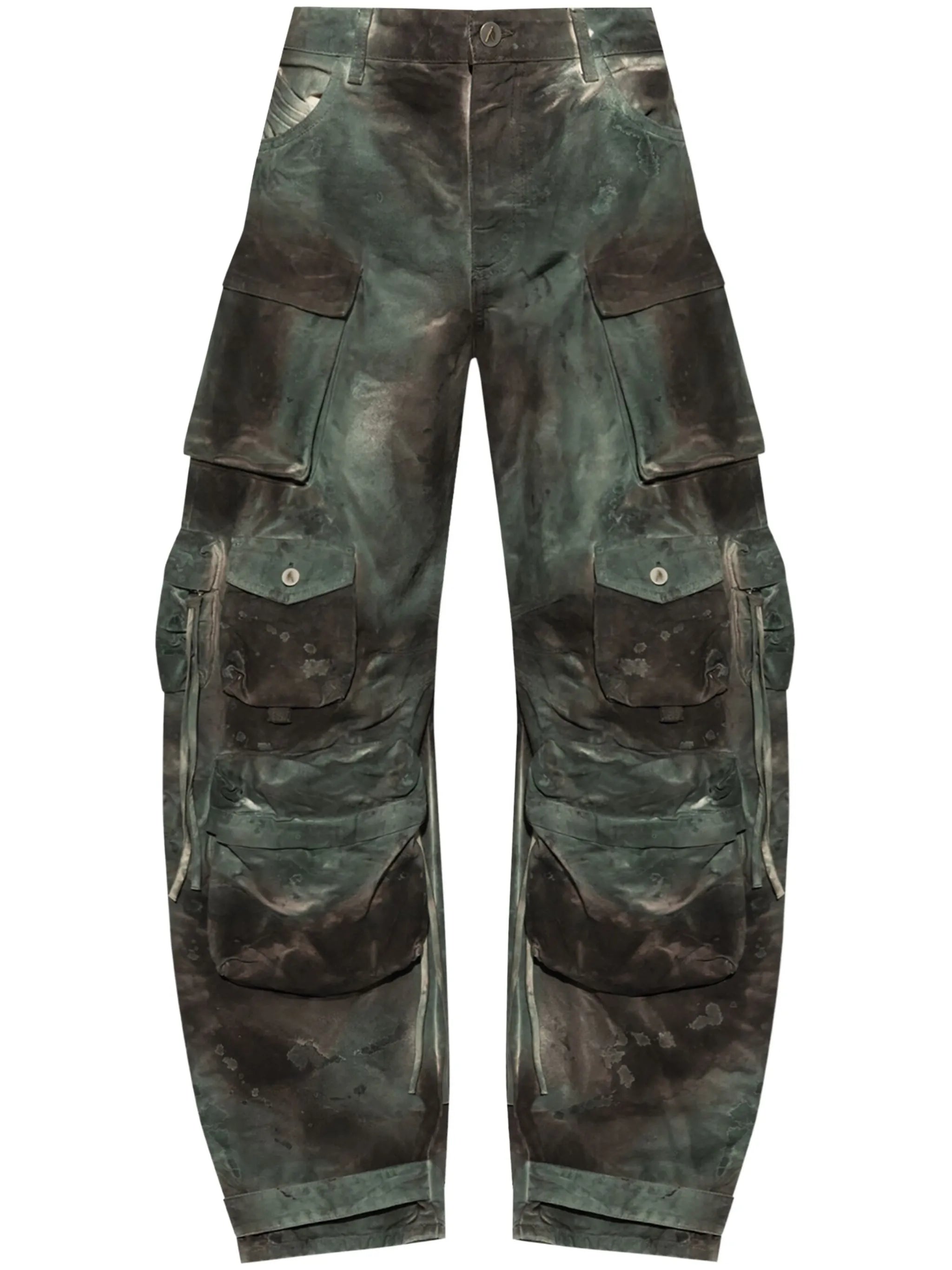 patterned cargo pants
