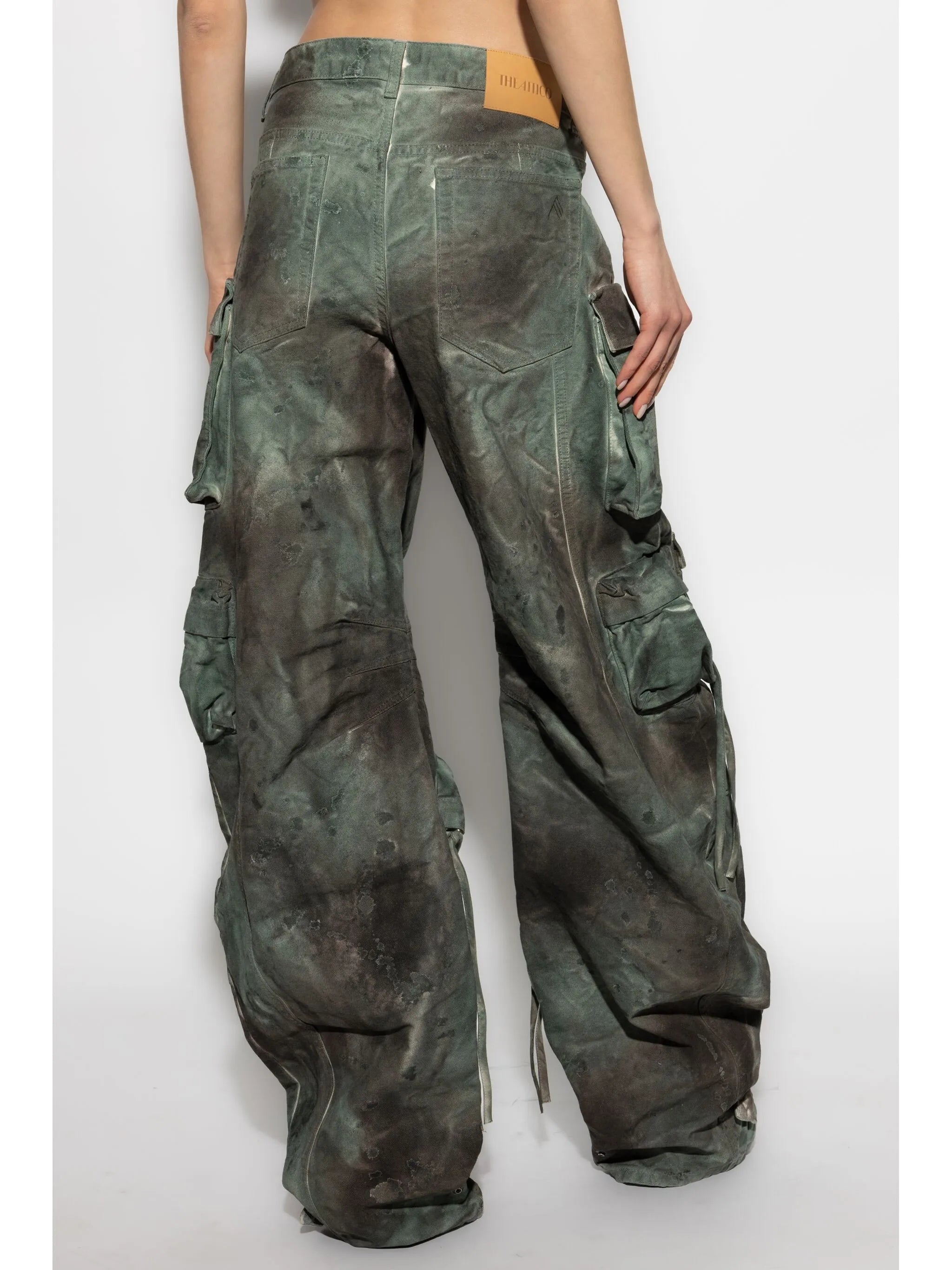 patterned cargo pants