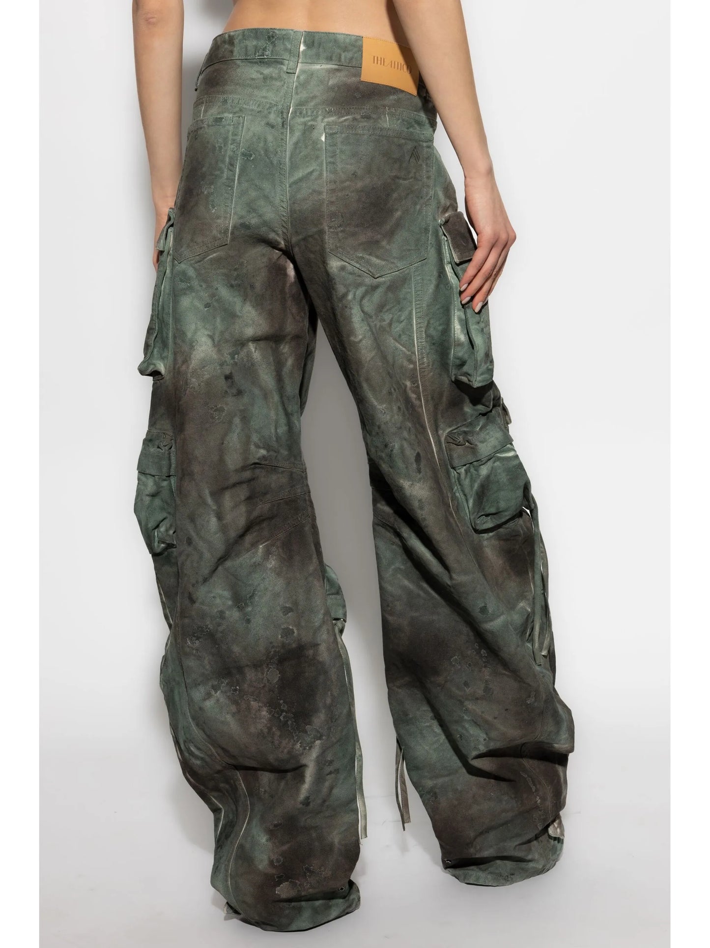patterned cargo pants