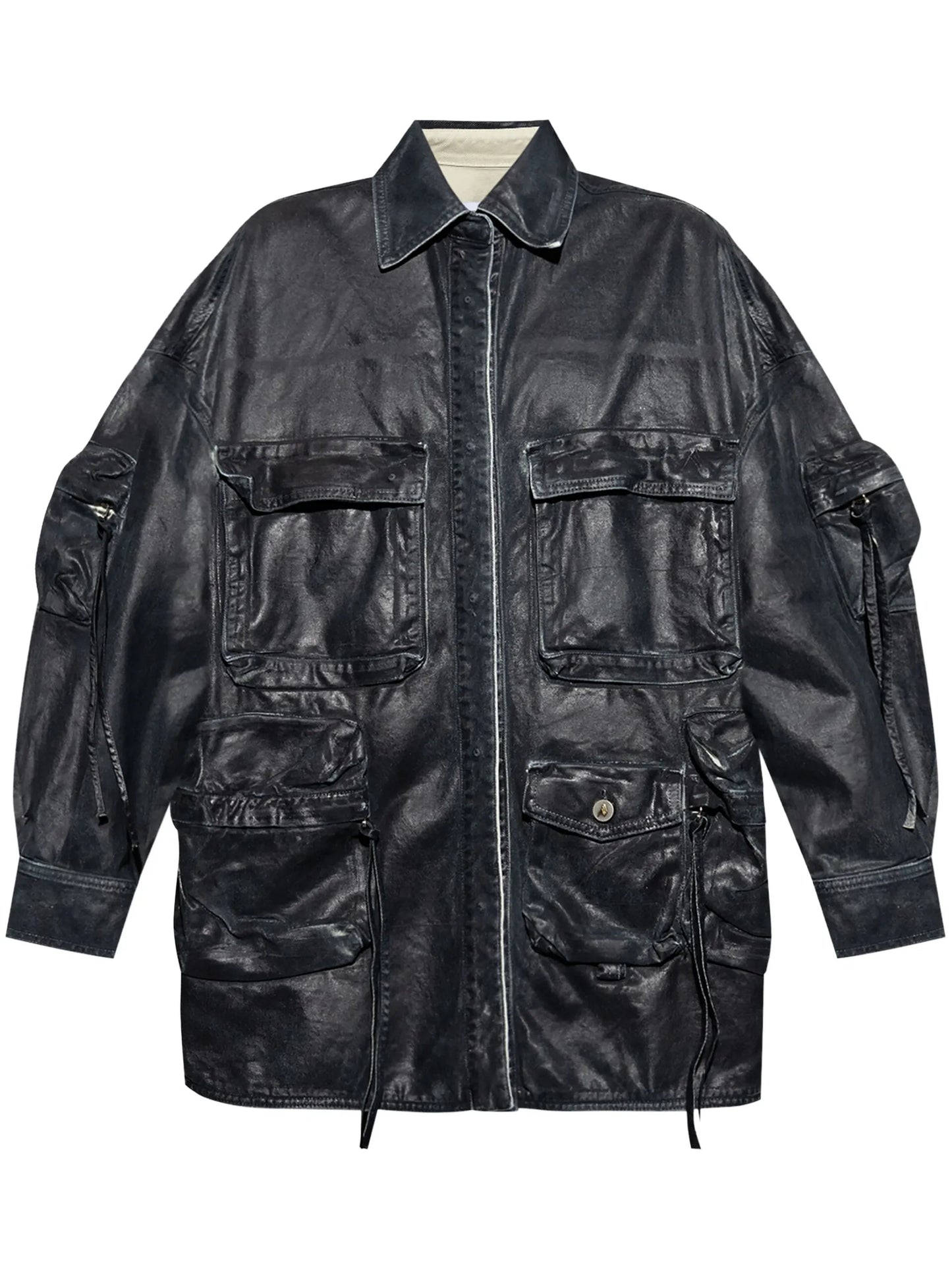 multi-pocket denim jacket