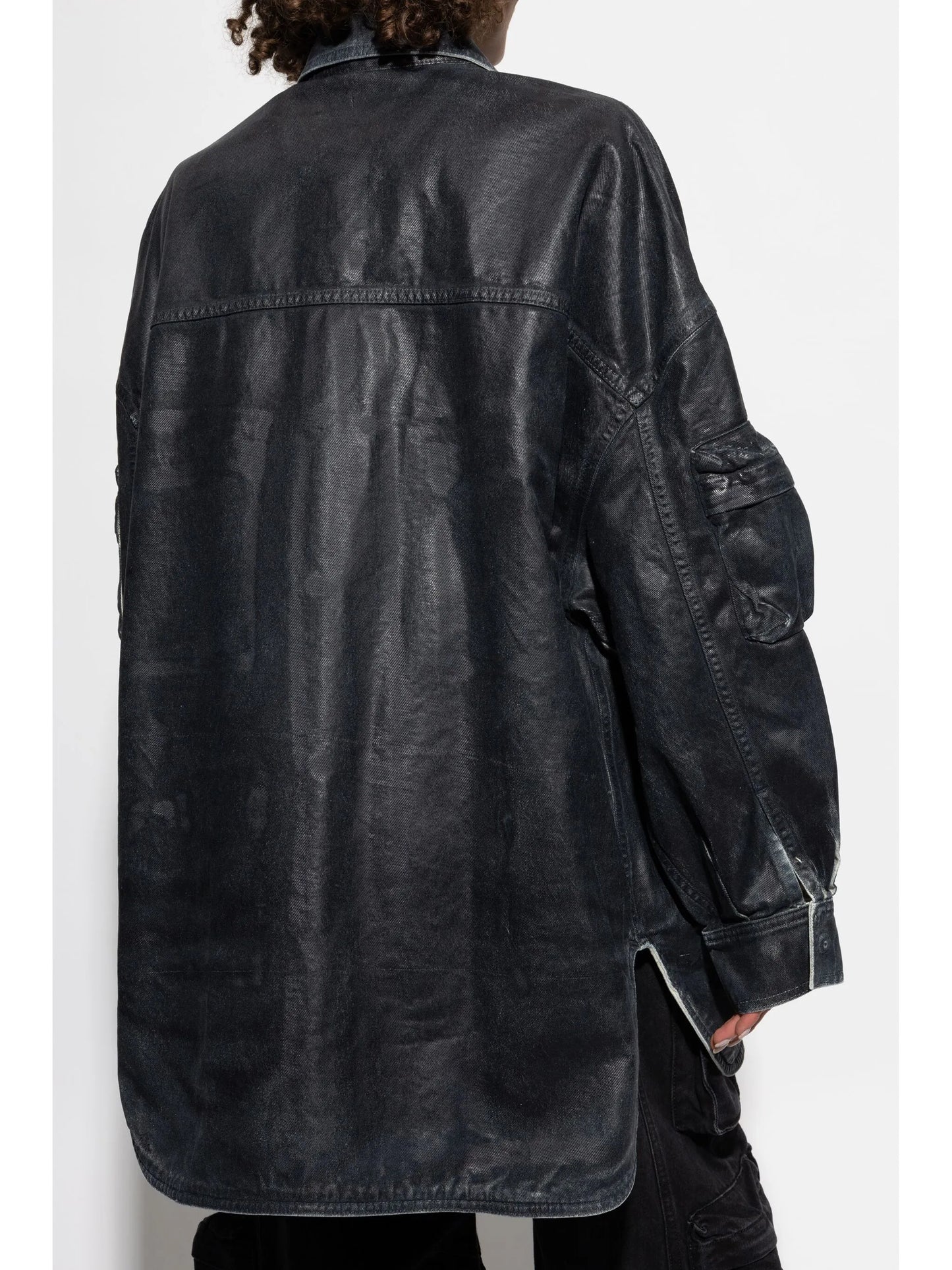 multi-pocket denim jacket