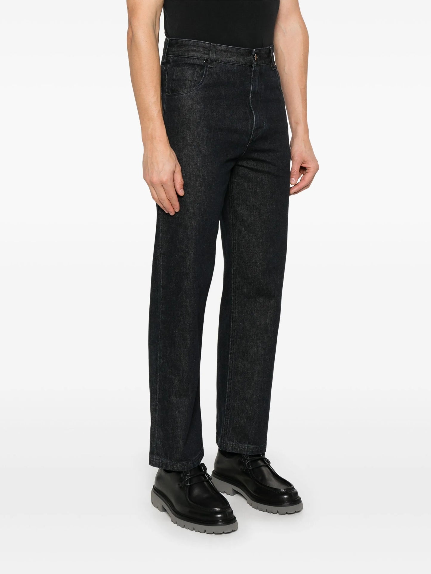 straight-leg jeans