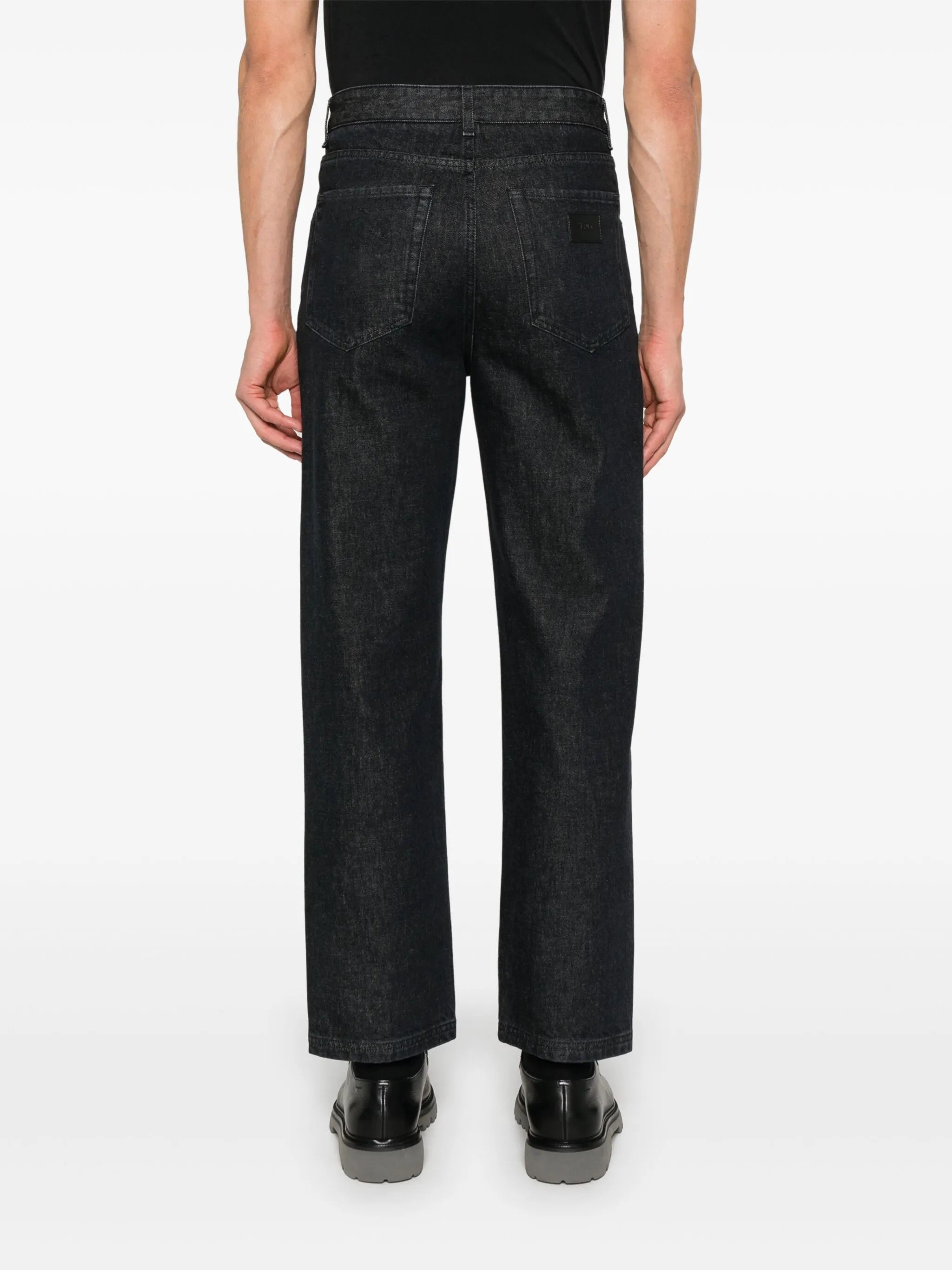 straight-leg jeans