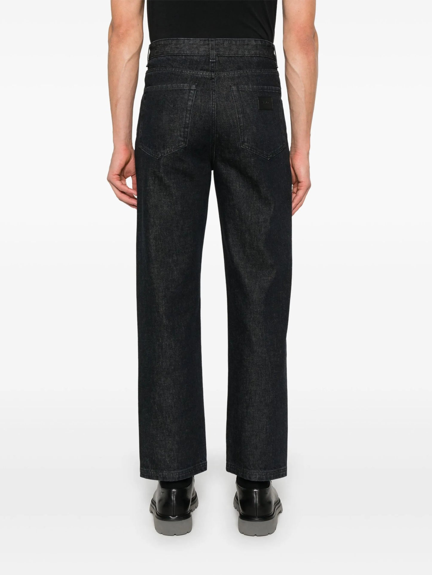 straight-leg jeans