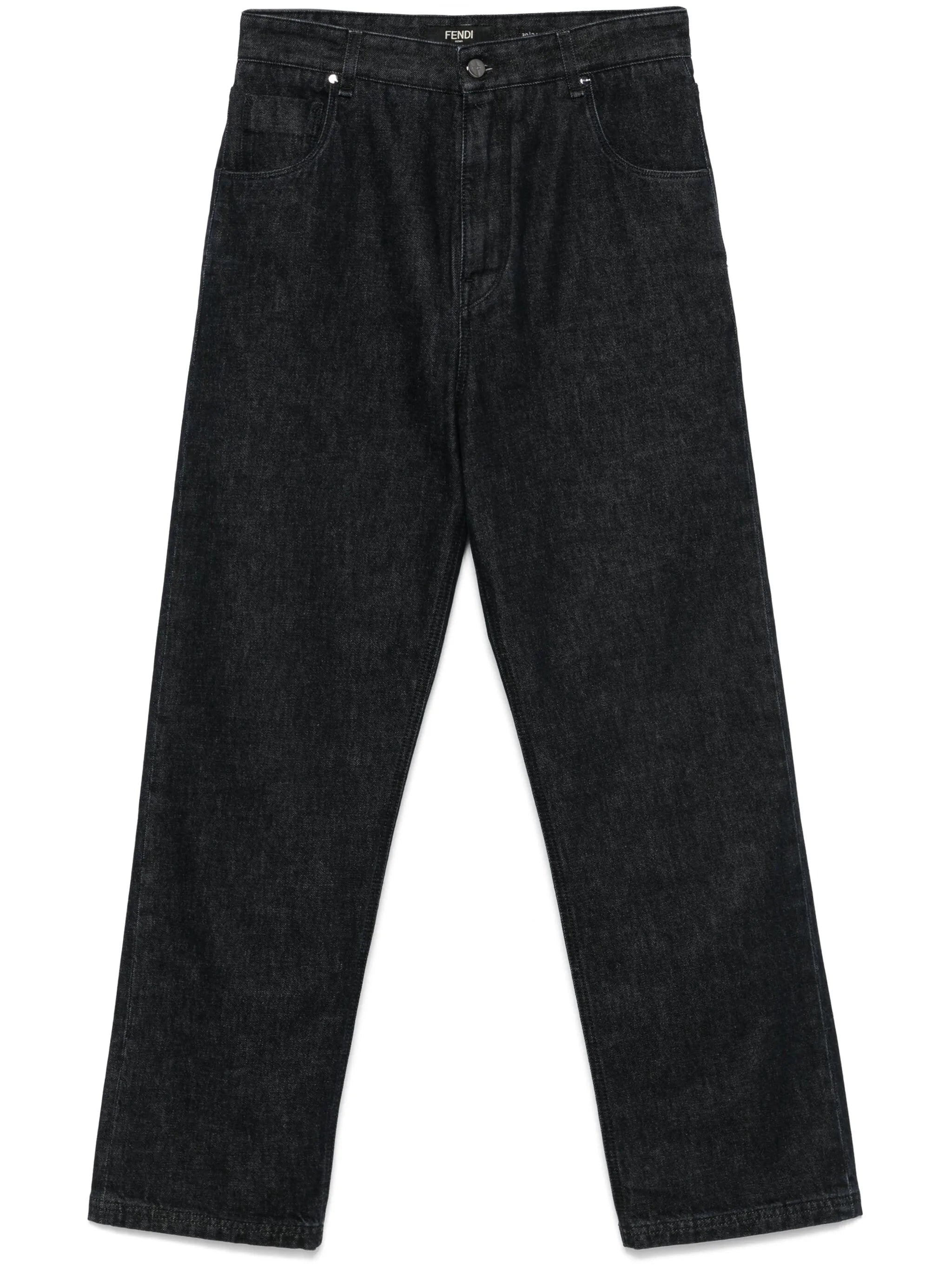 straight-leg jeans