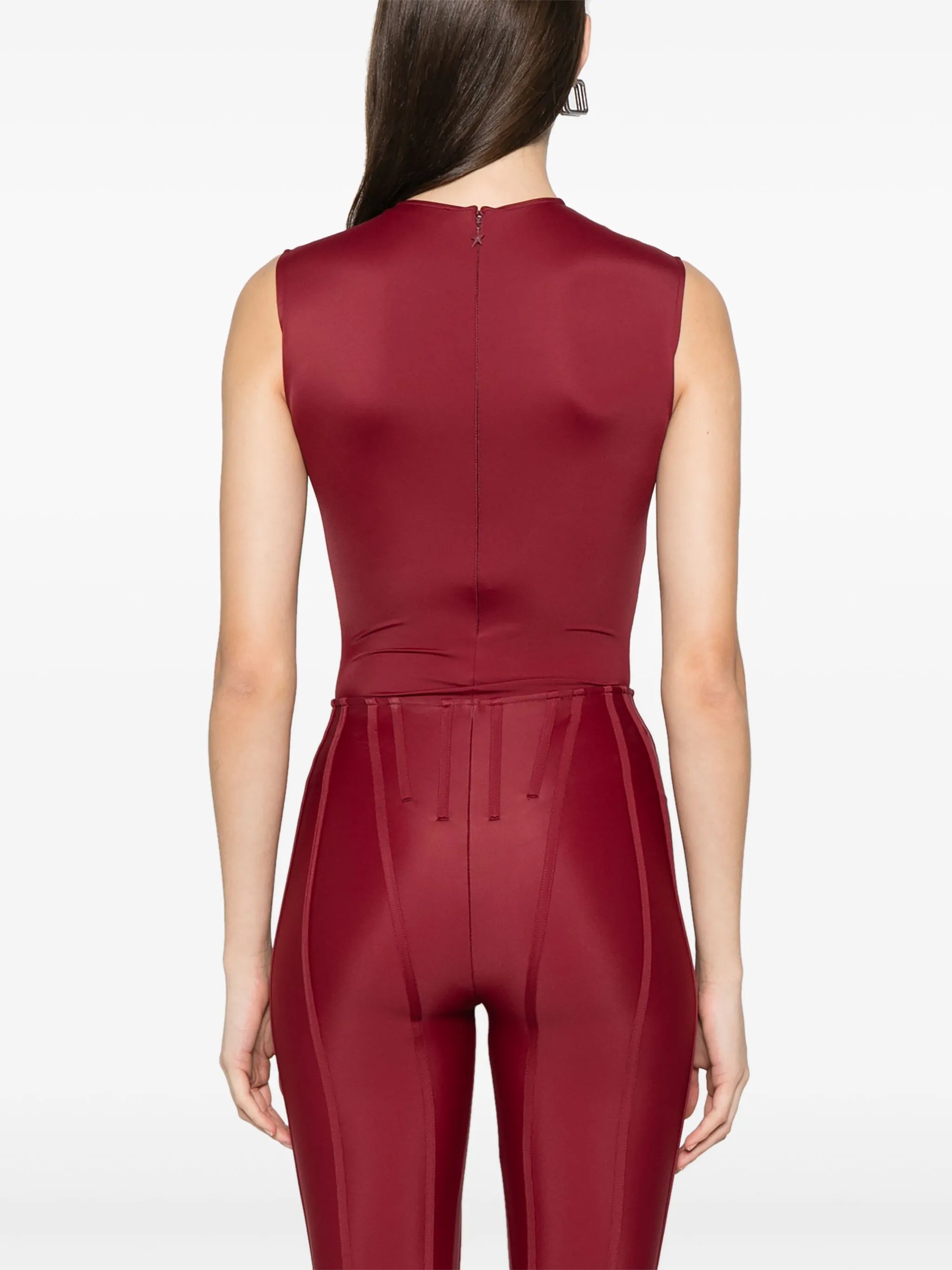 logo-embossed bodysuit