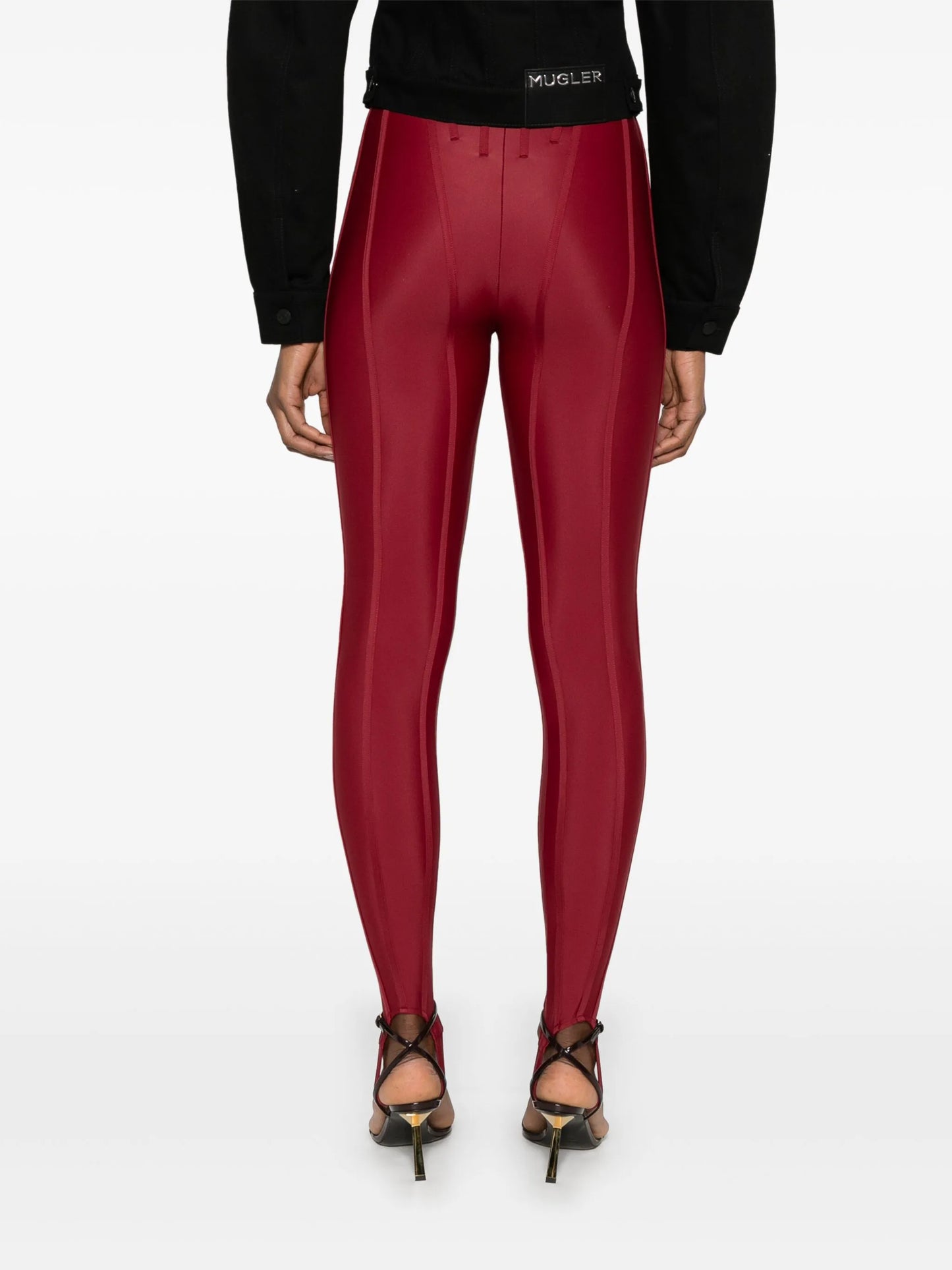stirrup-detail leggings