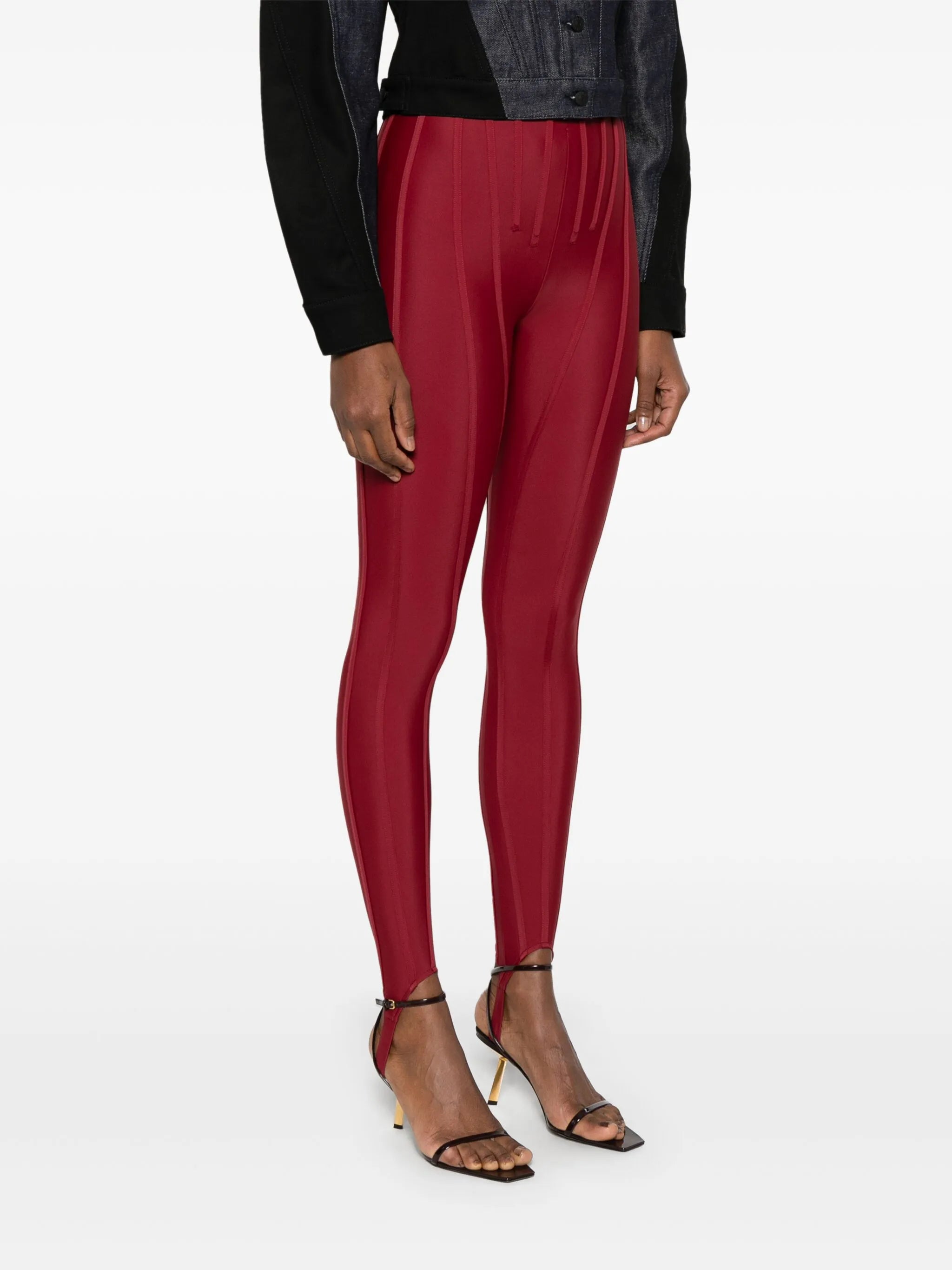 stirrup-detail leggings