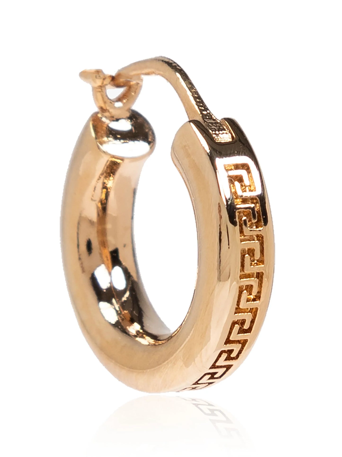 Greca hoop earrings