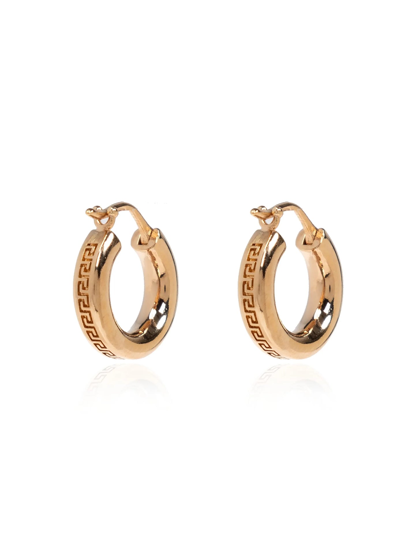Greca hoop earrings