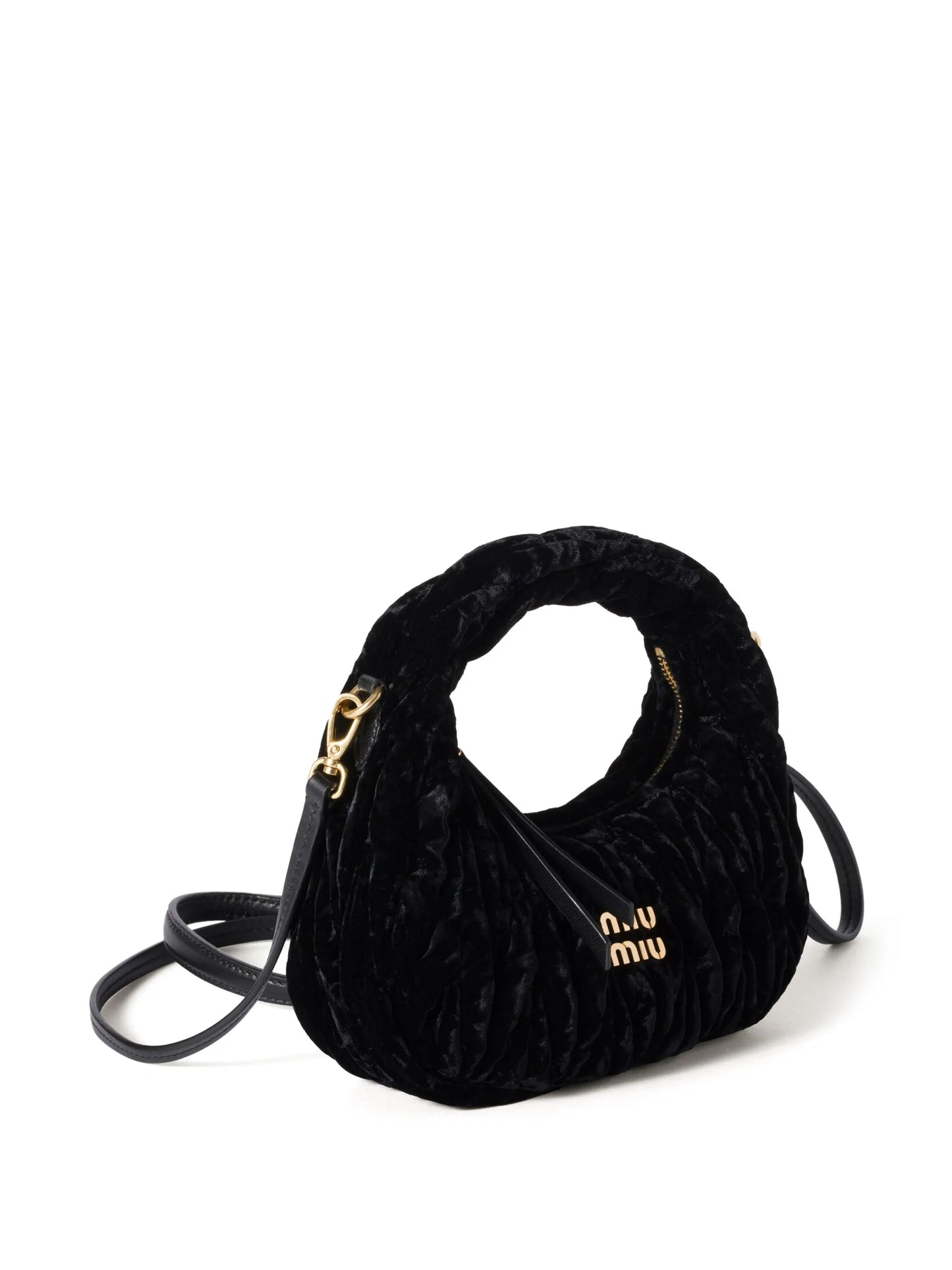 Wander velvet mini bag