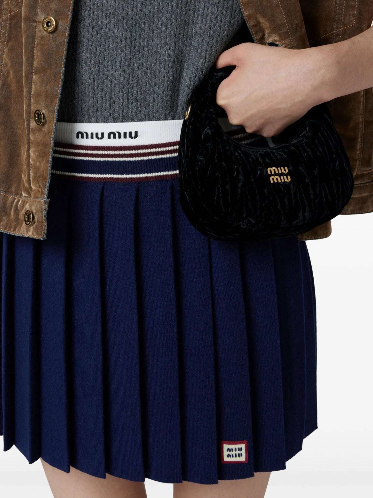 Wander velvet mini bag