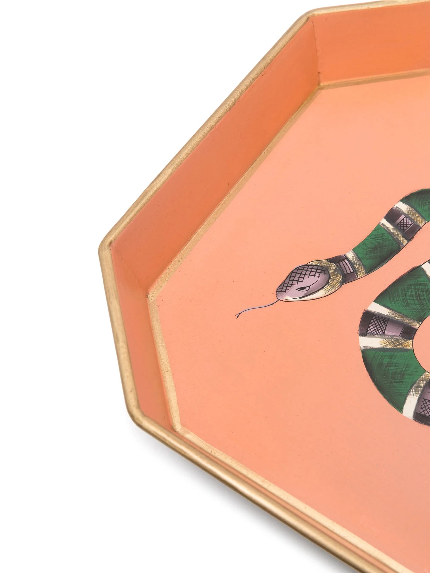 hand-painted iron tray (30cm x 43cm)