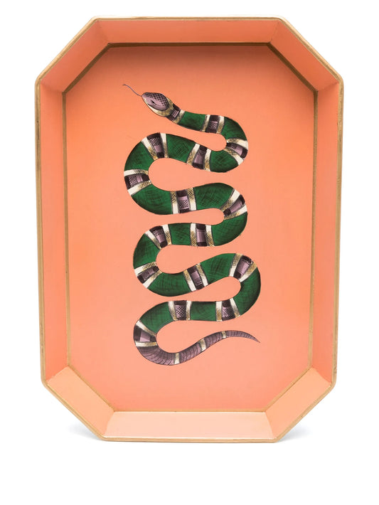 hand-painted iron tray (30cm x 43cm)