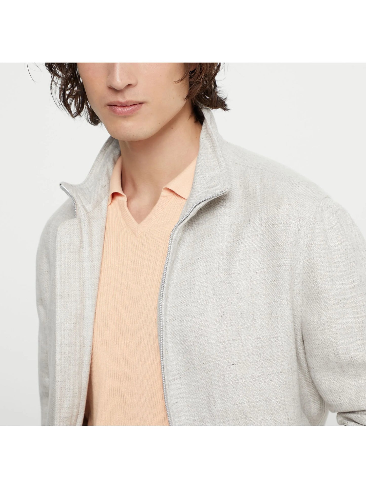 twill bomber jacket