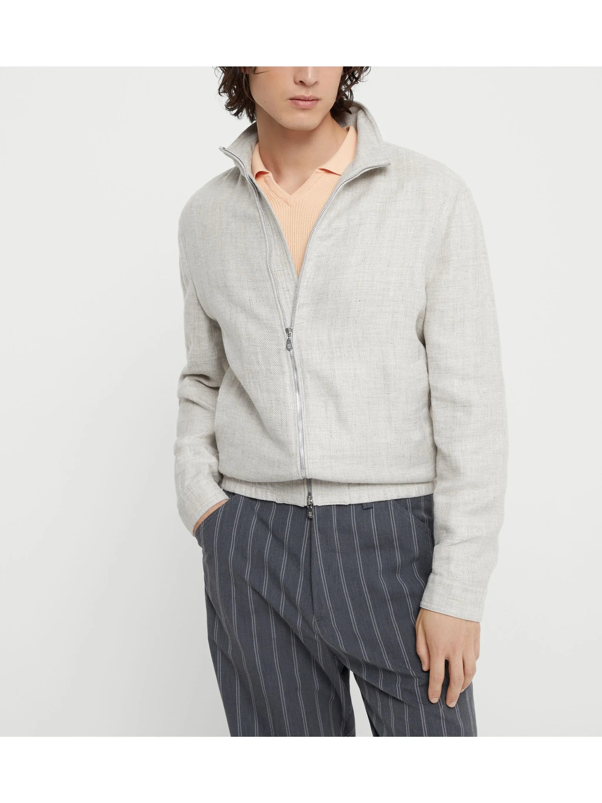 twill bomber jacket