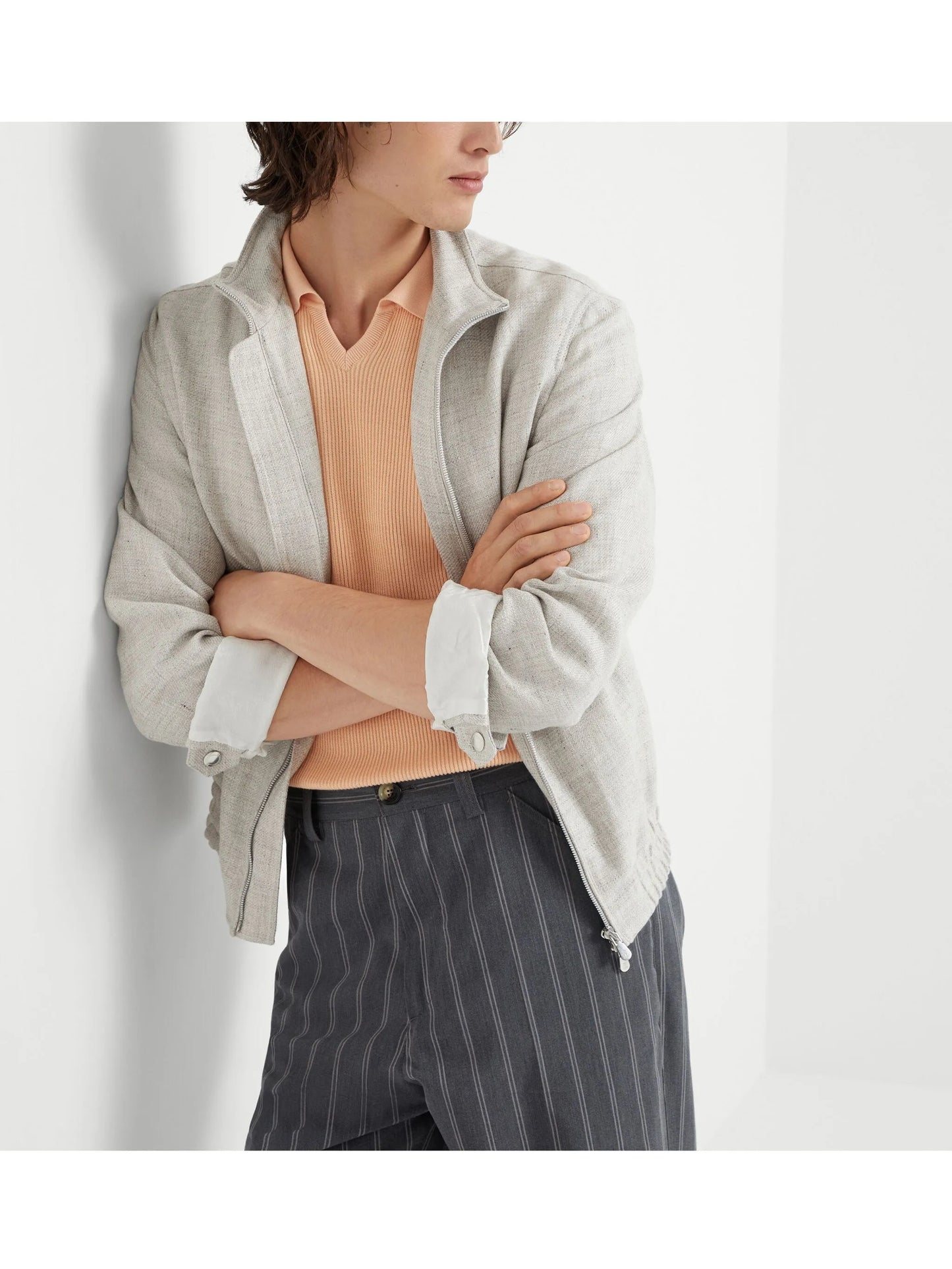 twill bomber jacket