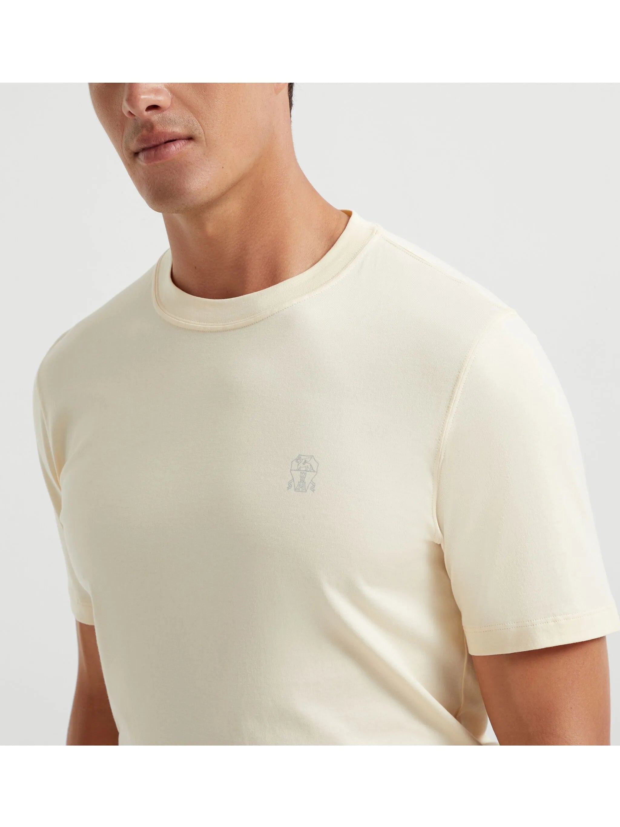 logo-print jersey T-shirt