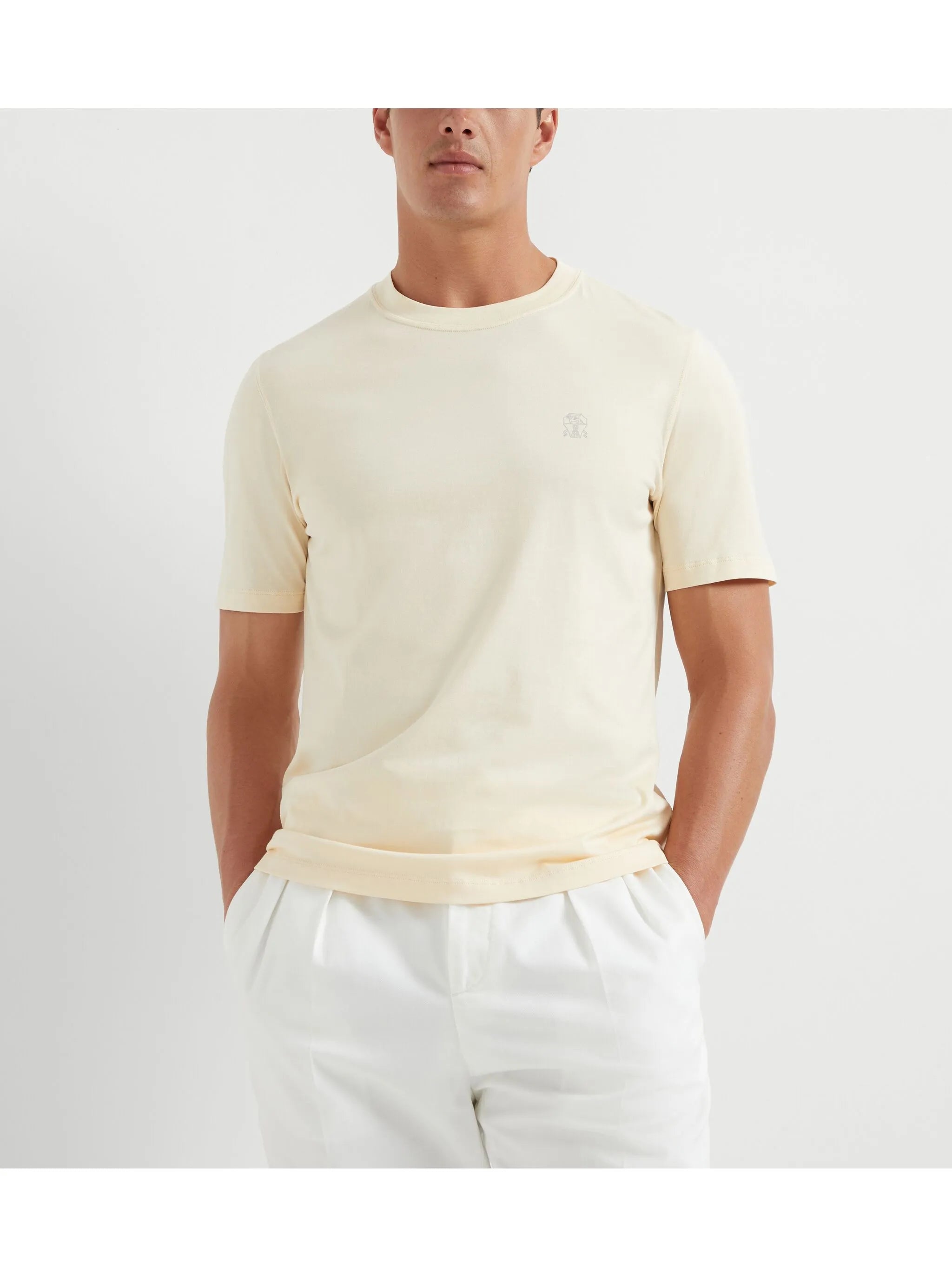 logo-print jersey T-shirt